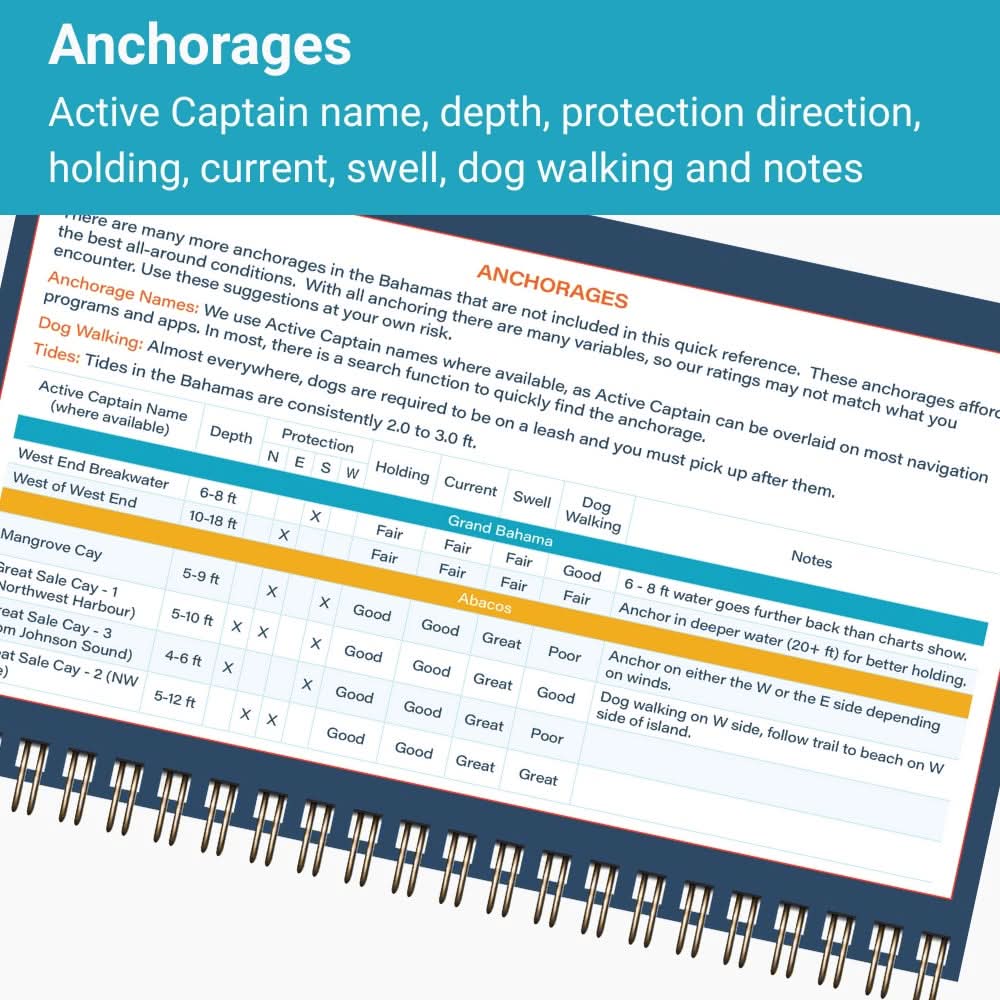Bahamas Quick Reference Cruising Guide - Marsh and Manor Collective
