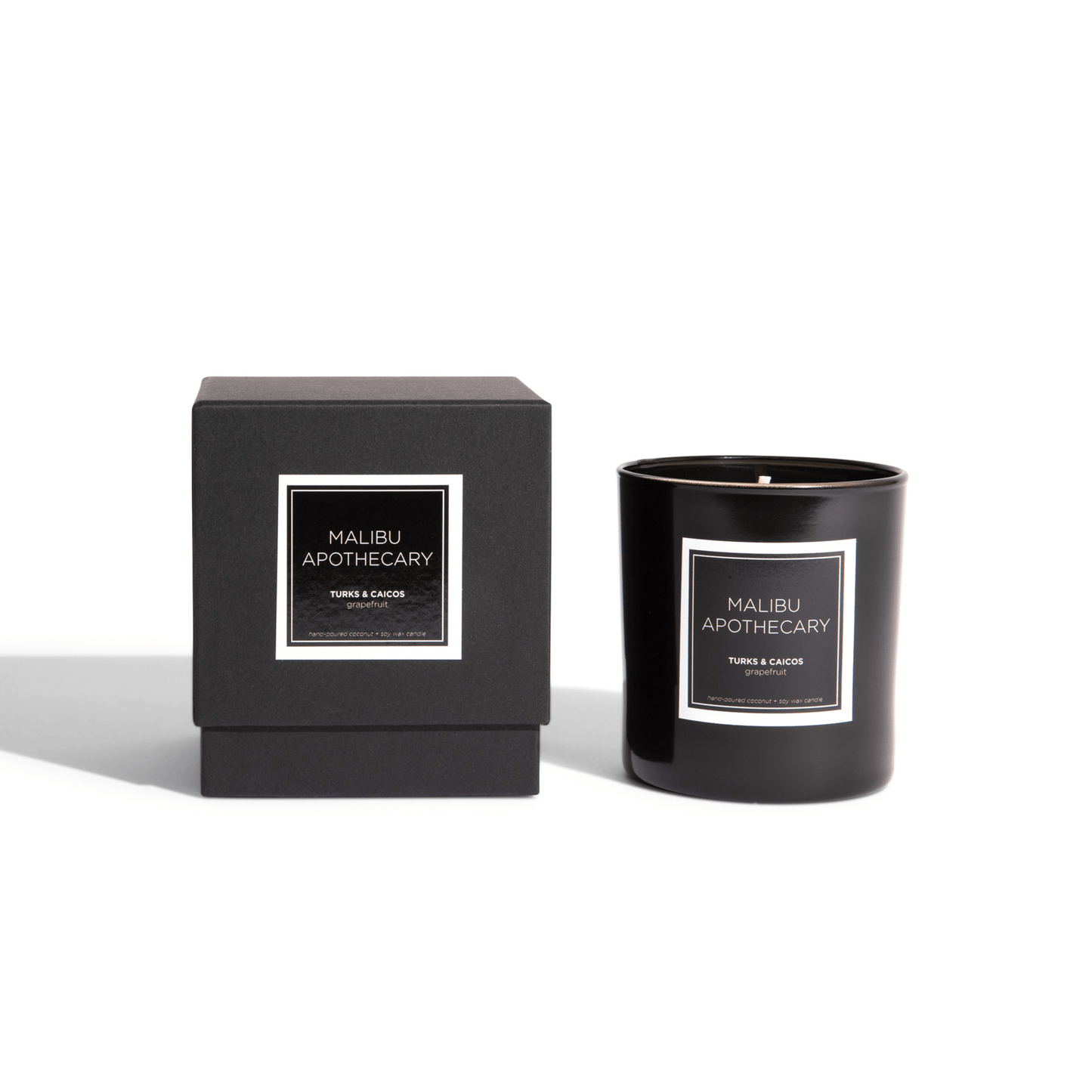 Black Gloss Candle - Choice of 9 signature scents - Marsh and Manor Collective