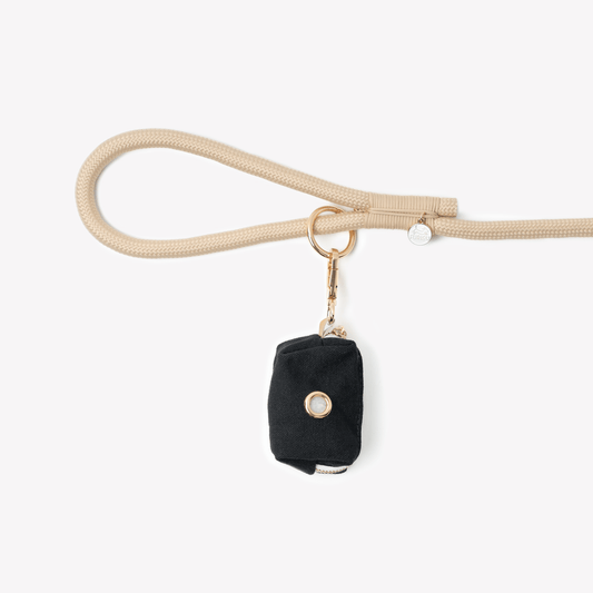 'Black' - Poop Bag Holder - Marsh and Manor Collective