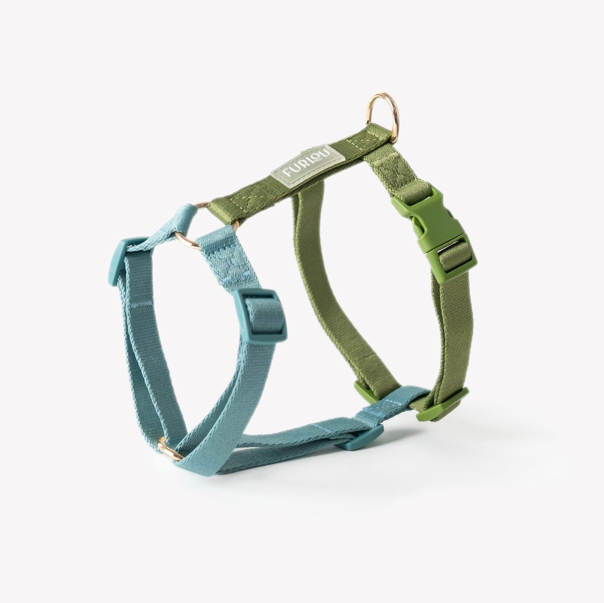 Blue and Green - Dog Harness - Marsh and Manor Collective