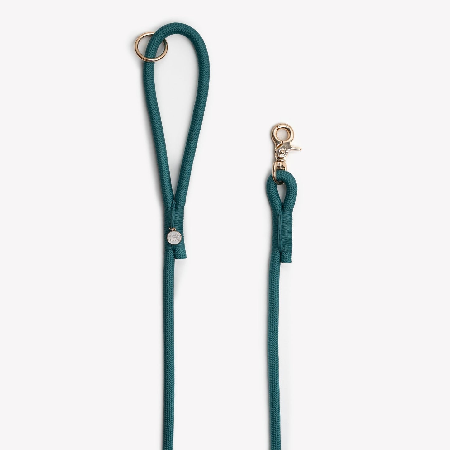 'Blue' - Braided Rope Leash - Marsh and Manor Collective