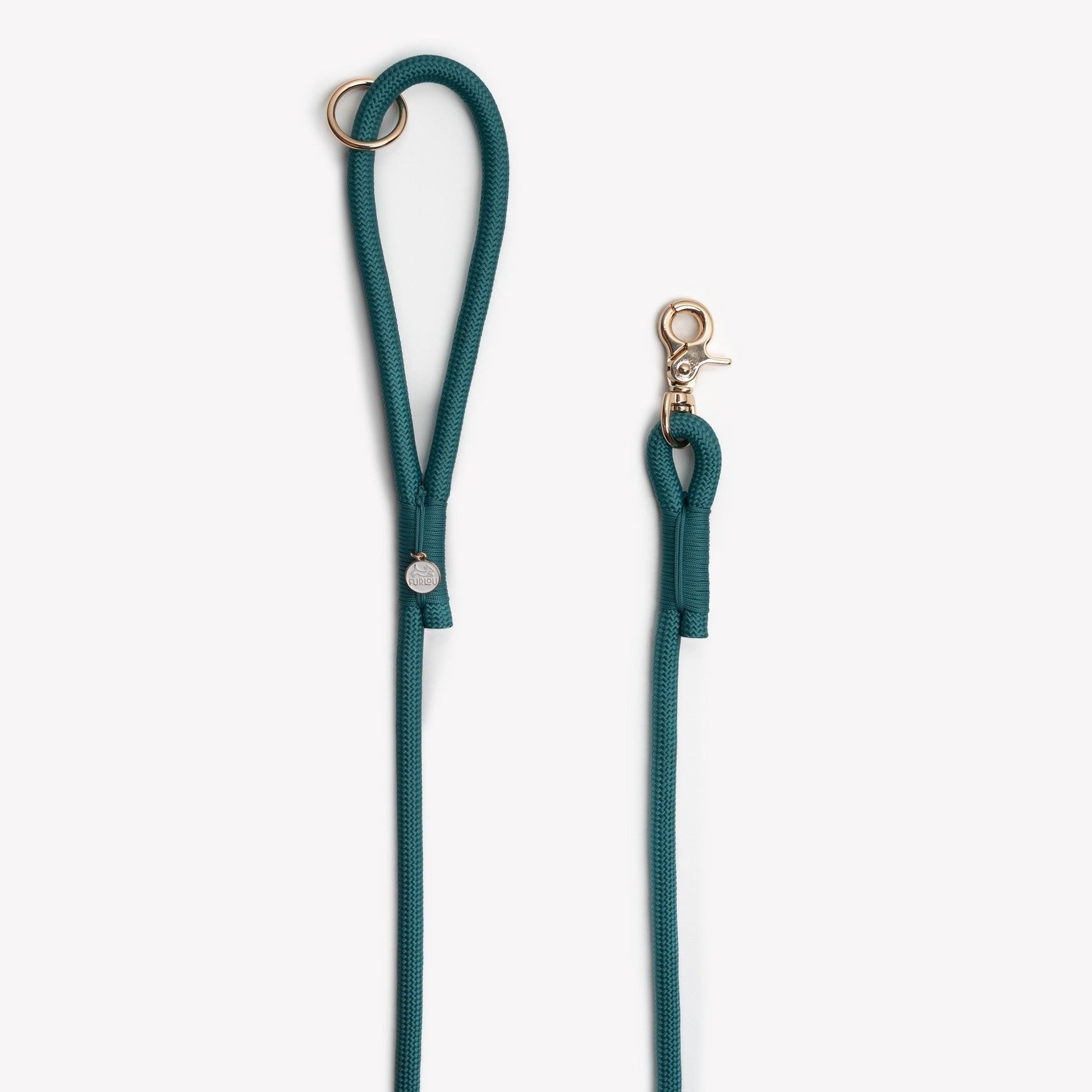 'Blue' - Braided Rope Leash - Marsh and Manor Collective