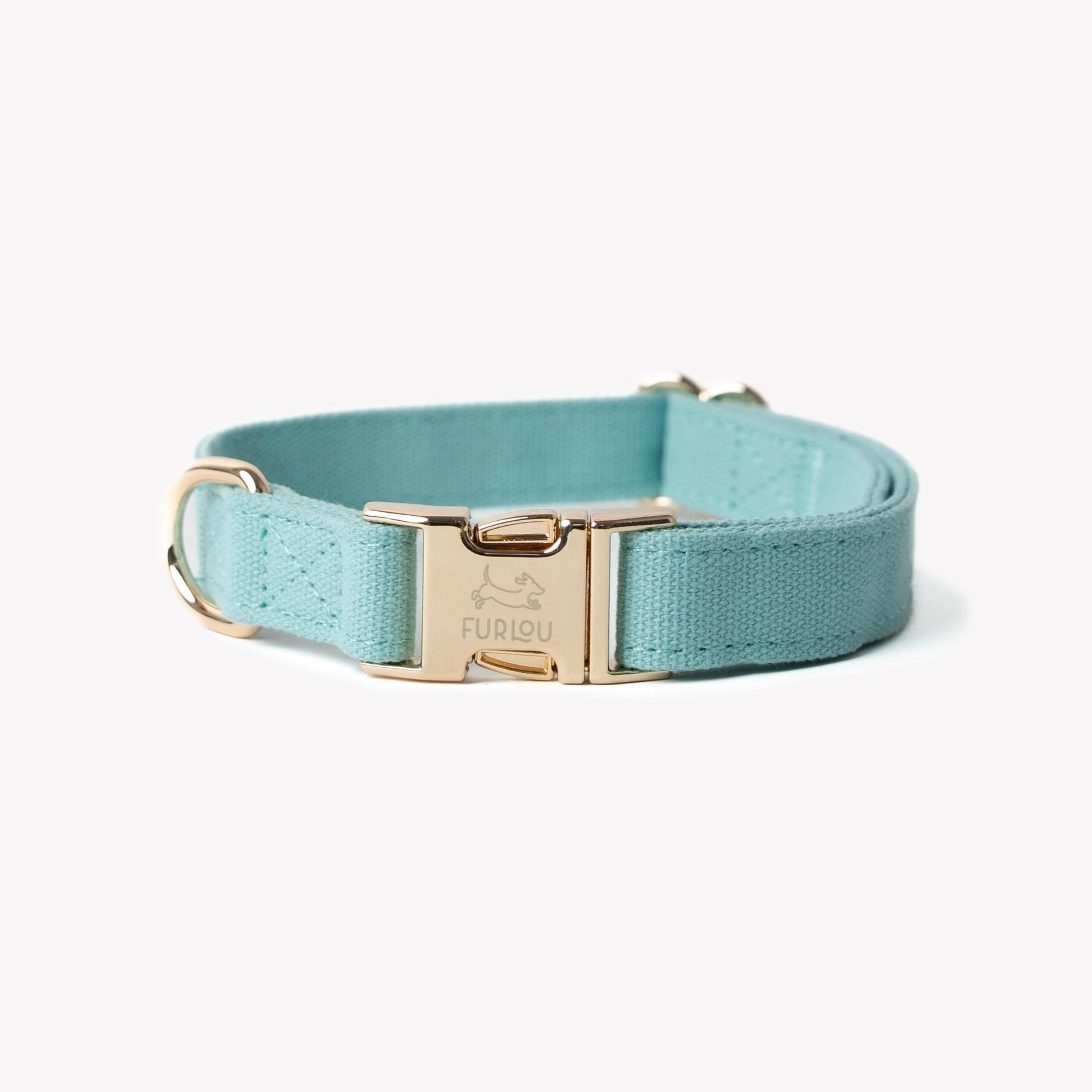 'Blue' - Canvas Dog Collar - Marsh and Manor Collective