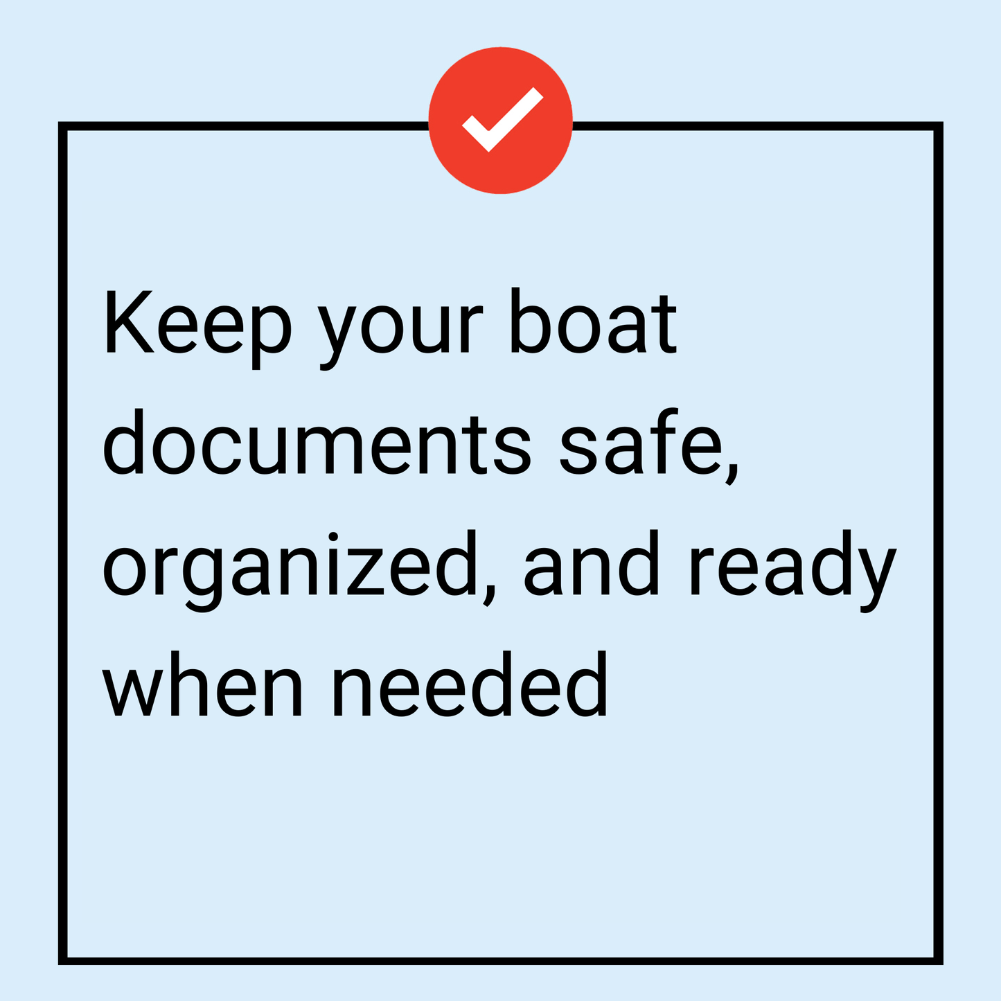 Boat Documents Organizer - Marsh and Manor Collective