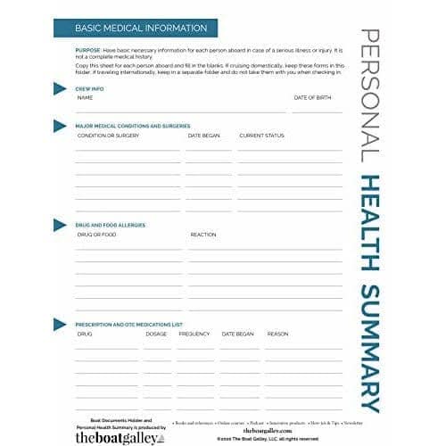 Boat Documents Organizer - Marsh and Manor Collective