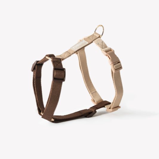 Brown and Tan - Dog Harness - Marsh and Manor Collective