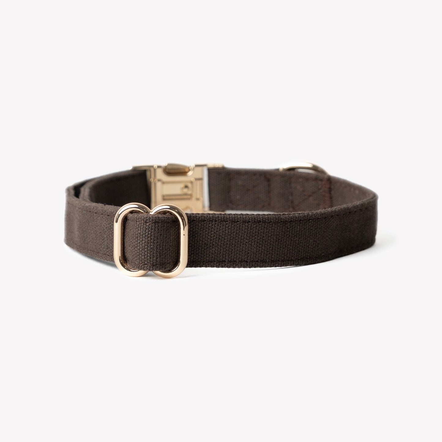 'Brown' - Canvas Dog Collar - Marsh and Manor Collective