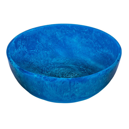 Radiant Resin 12" Salad Bowl - Blue