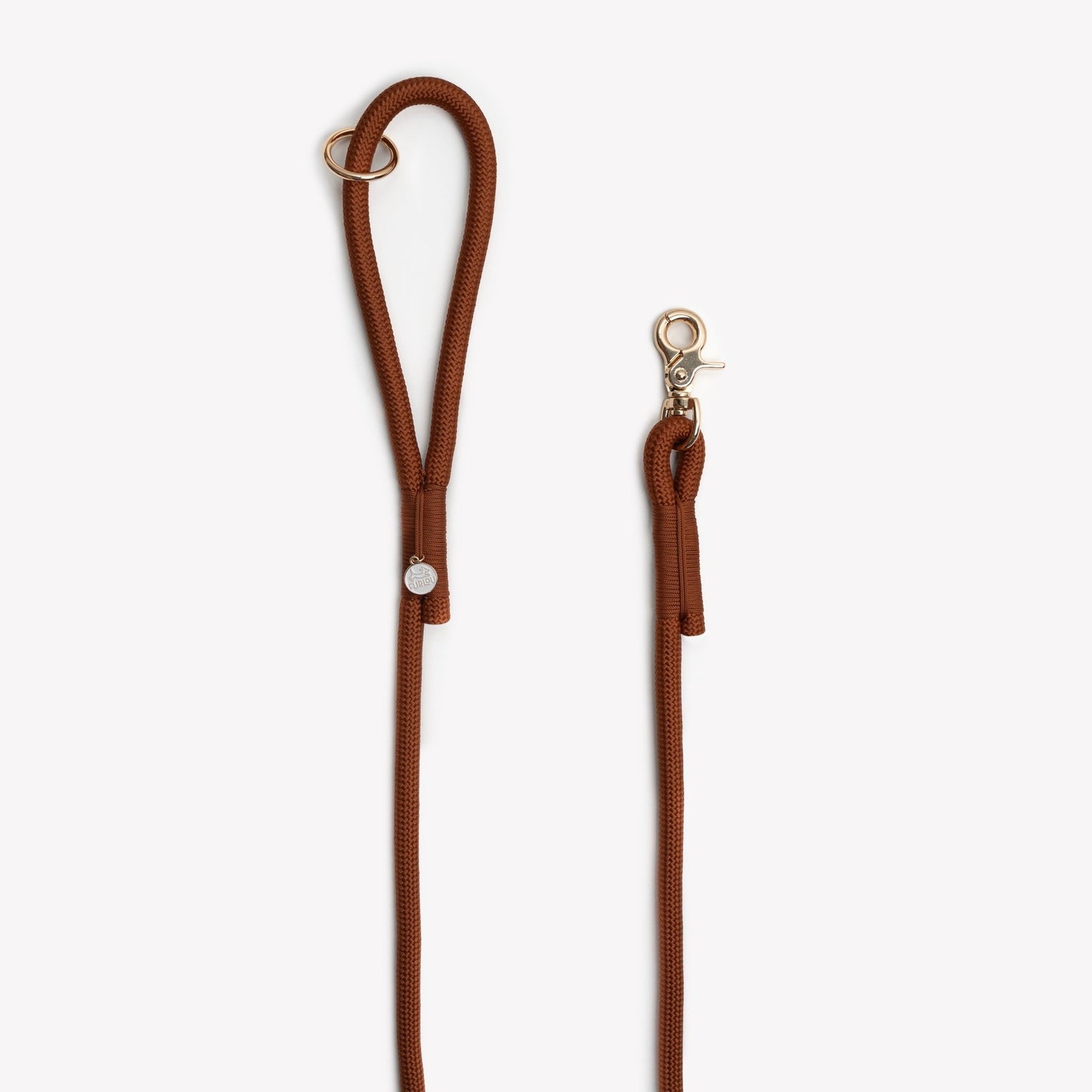 'Clay' - Braided Rope Leash - Marsh and Manor Collective