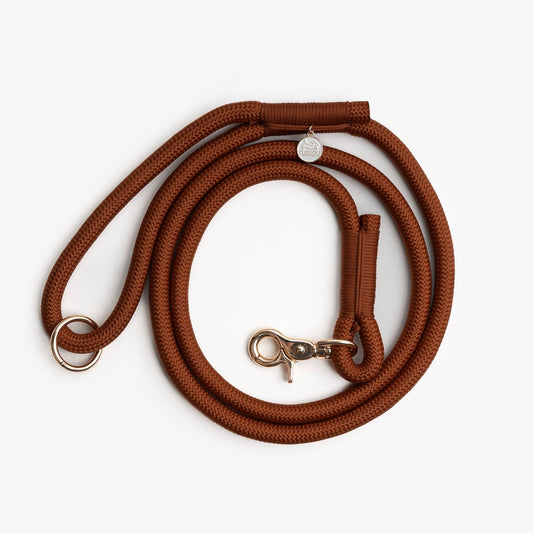 'Clay' - Braided Rope Leash - Marsh and Manor Collective