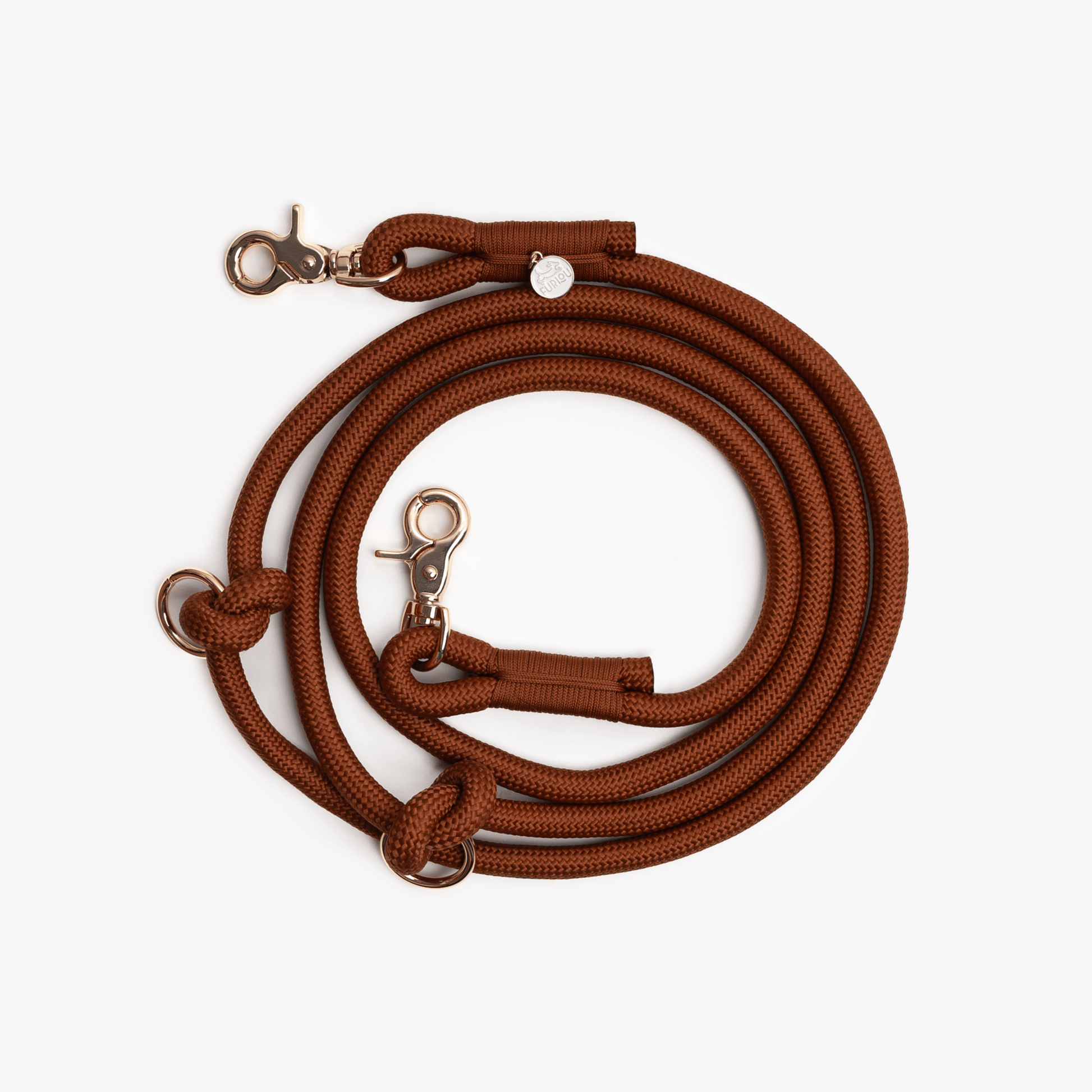 'Clay' - Hands Free Braided Leash - Marsh and Manor Collective