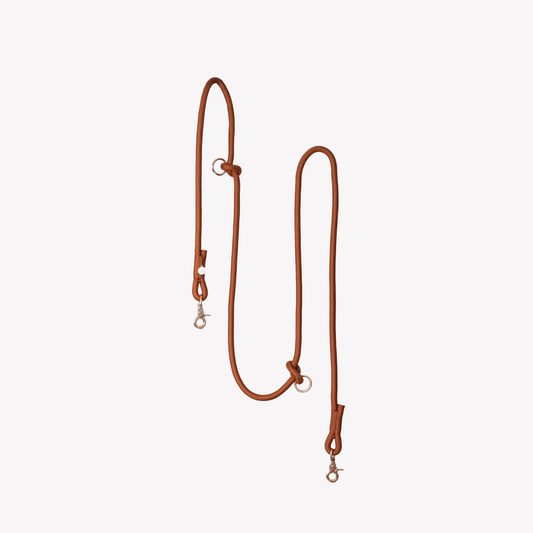 'Clay' - Hands Free Braided Leash - Marsh and Manor Collective