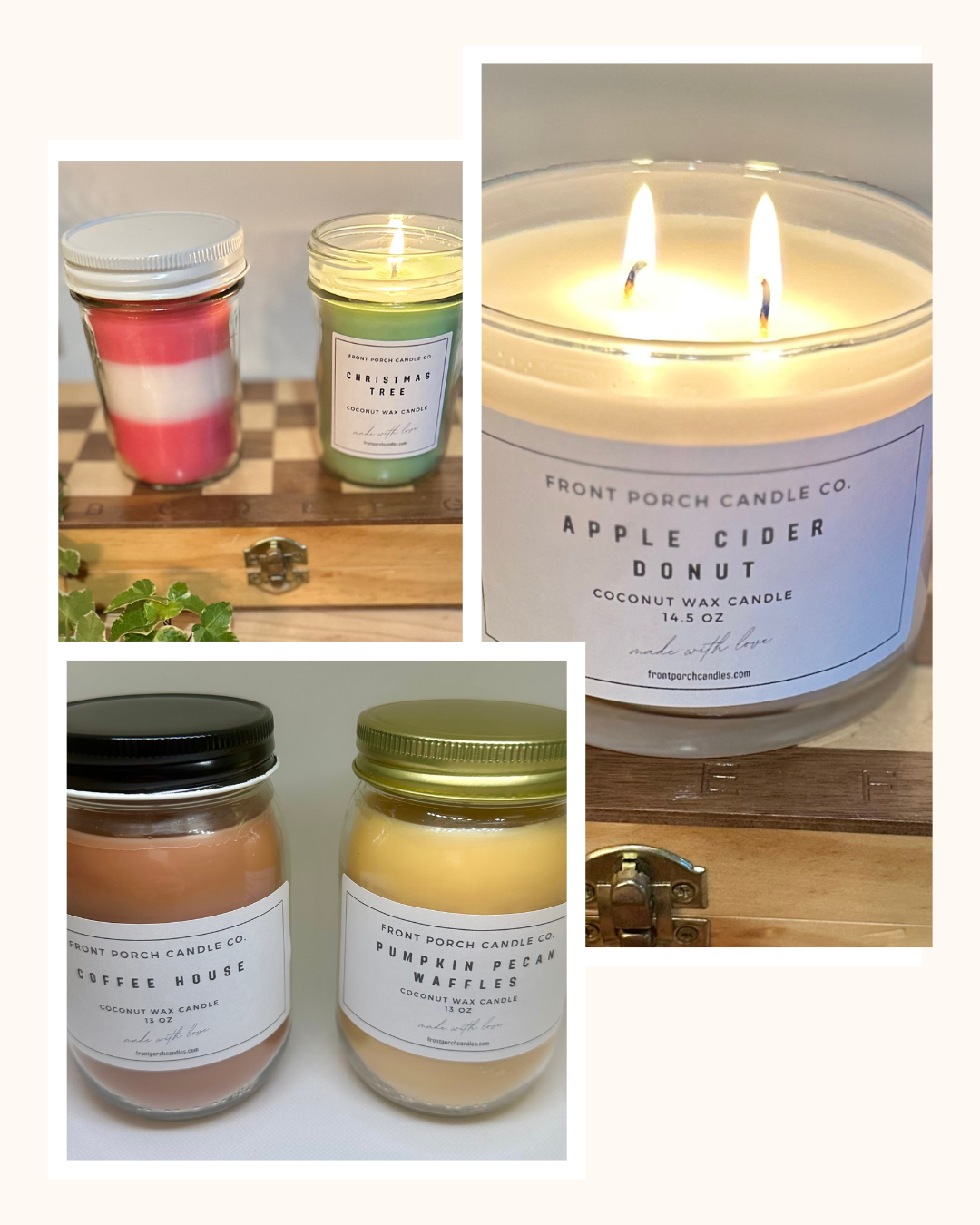 Mango & Coconut Milk Coconut Wax Candles- You Pick Size-0