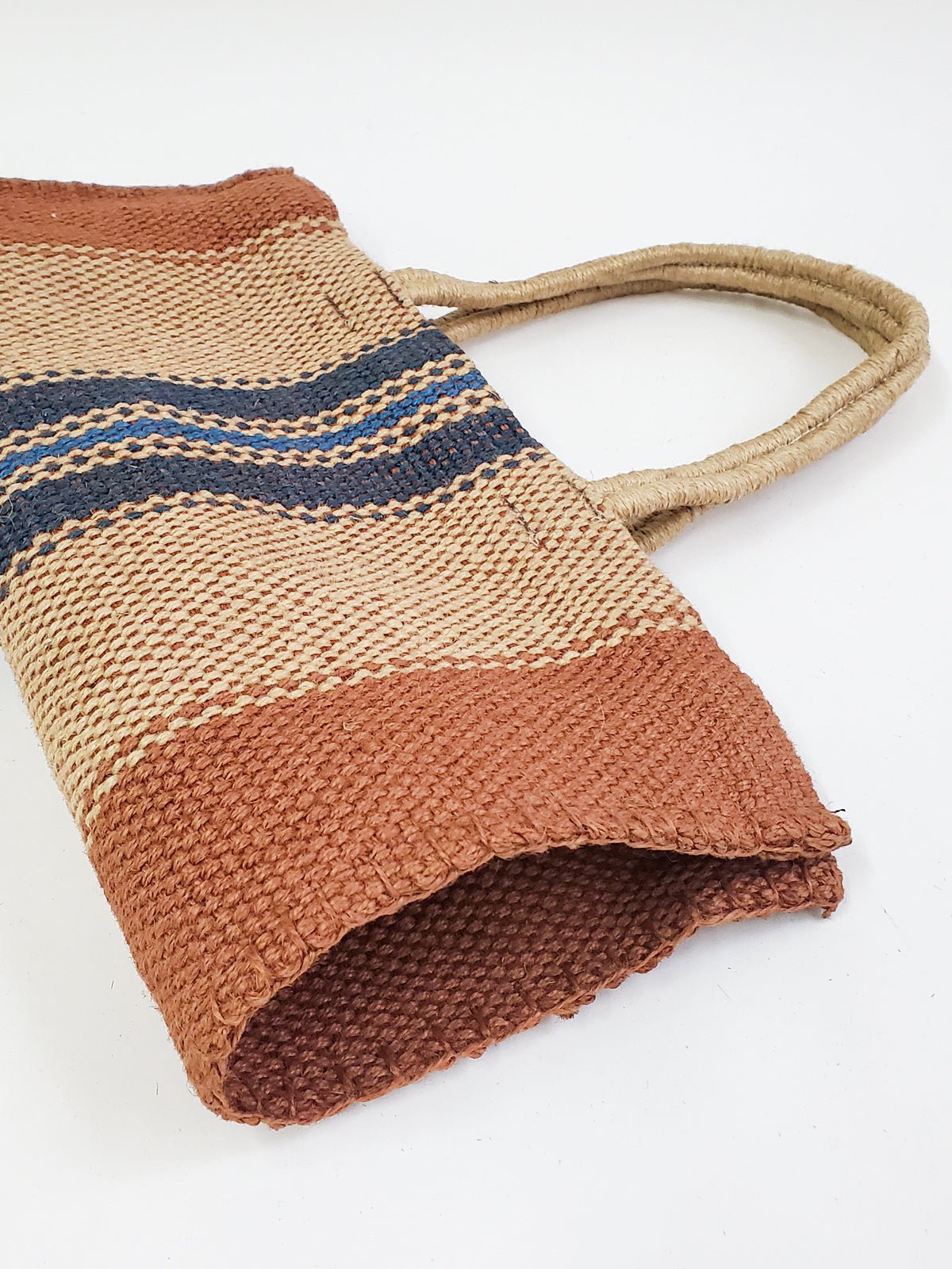 Dora Jute Tote Bag - Multi Light Brown - Marsh and Manor Collective