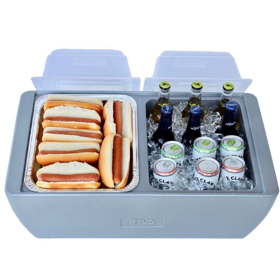 Dubler Party Cooler™ | Metallic Gray - Marsh and Manor Collective