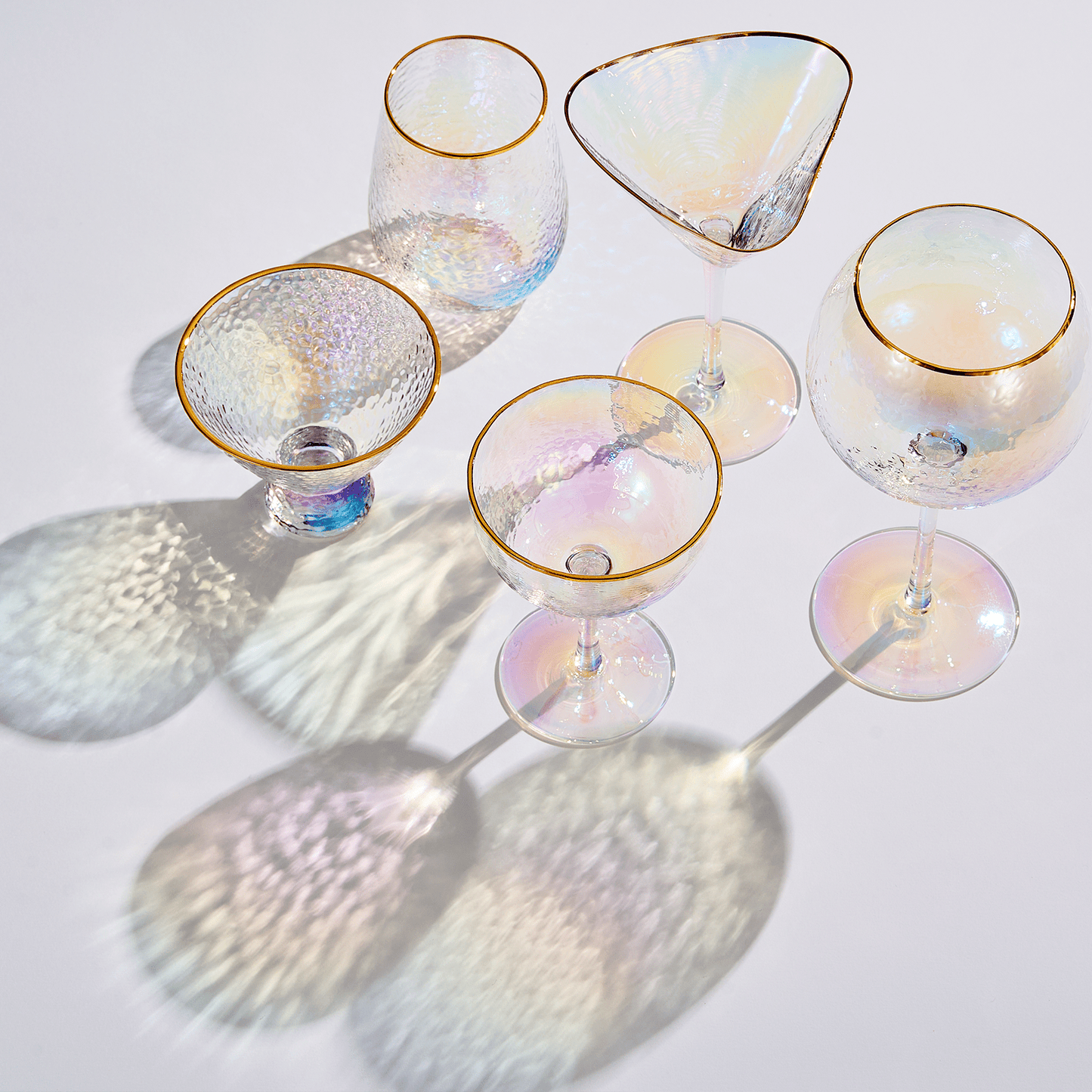 Dulce Martini Cocktail Glassware, Set of 2 - Marsh and Manor Collective