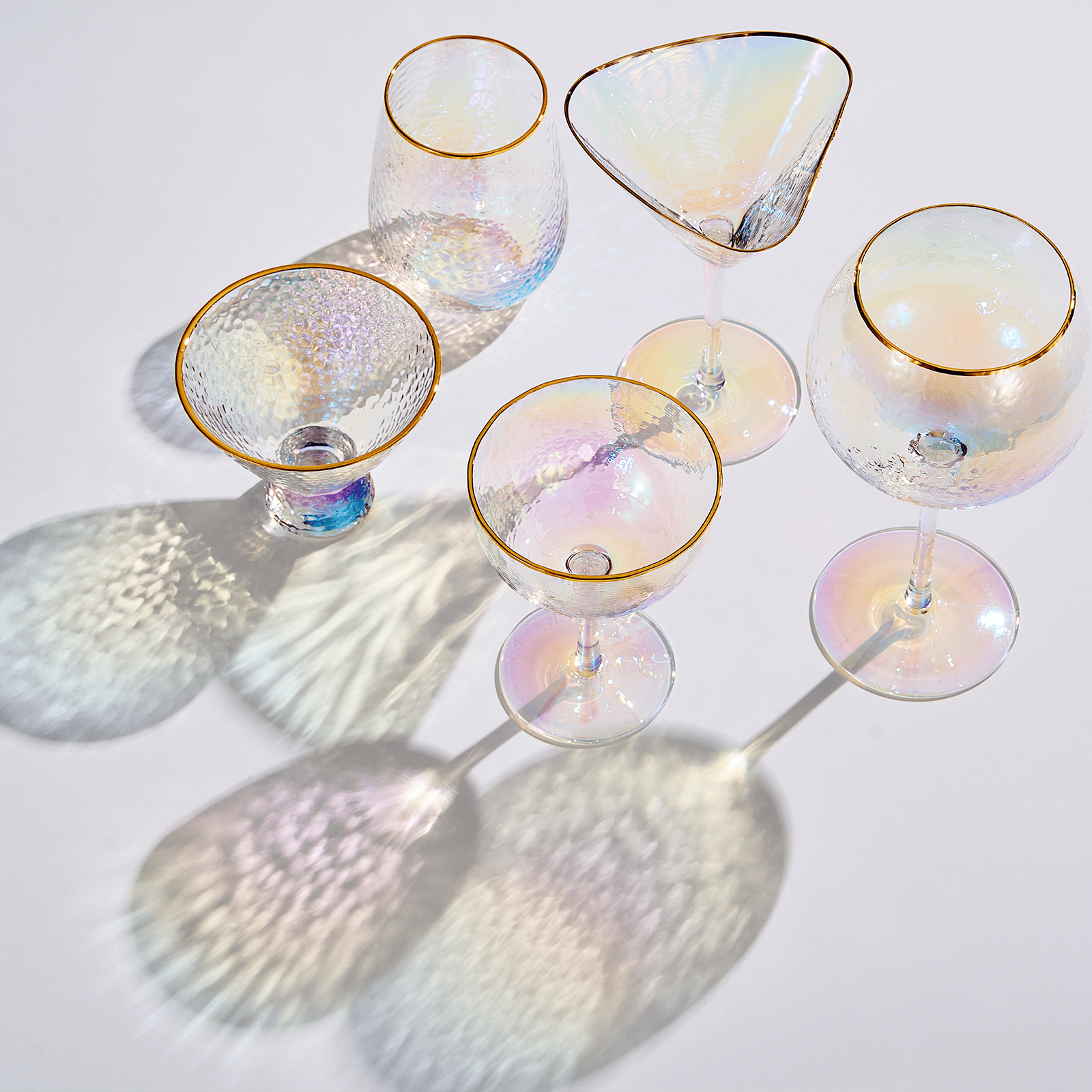 Dulce Martini Cocktail Glassware, Set of 2 - Marsh and Manor Collective