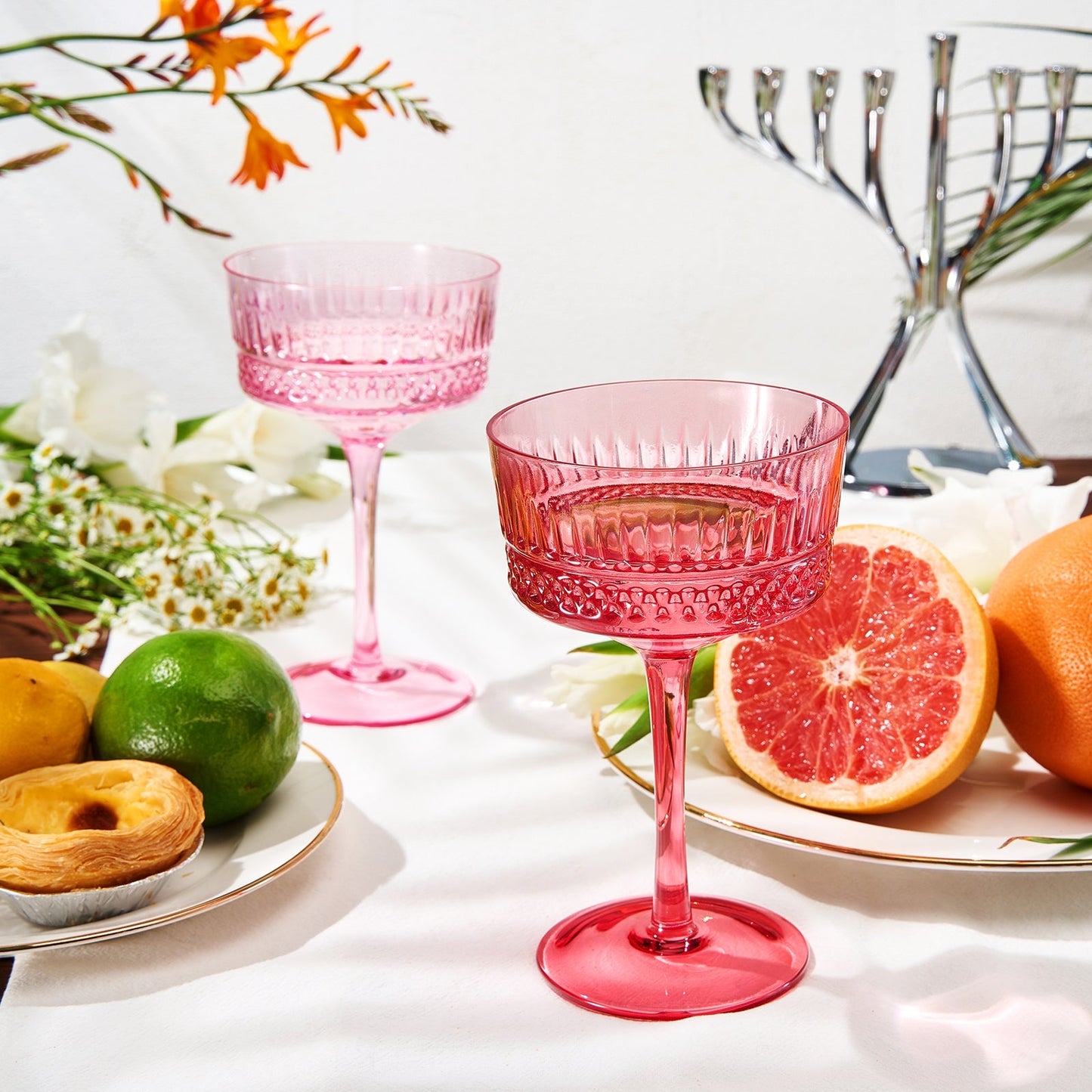 Duomo Champagne Coupe Cocktail Glassware, Set of 6 - Marsh and Manor Collective