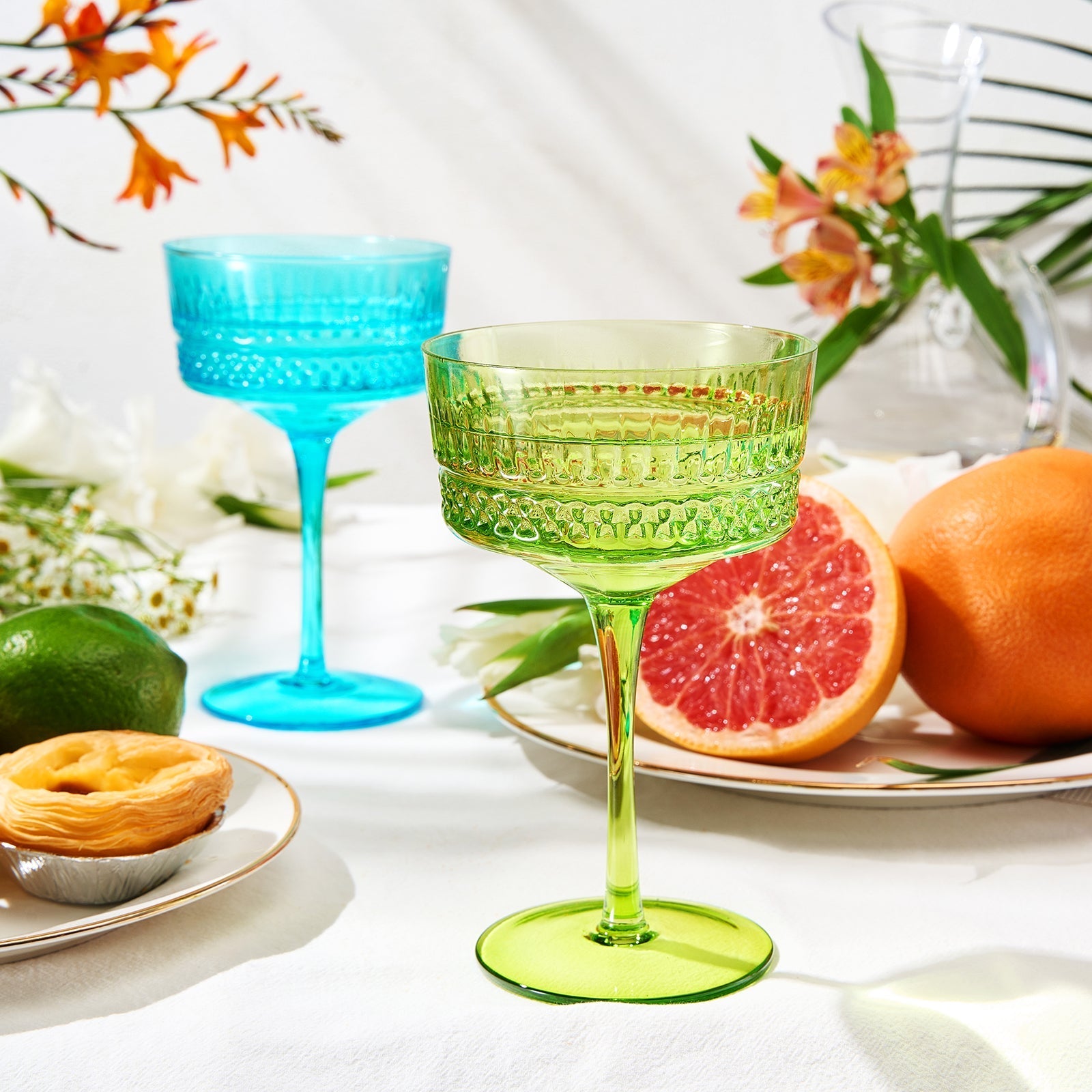 Duomo Champagne Coupe Cocktail Glassware, Set of 6 - Marsh and Manor Collective