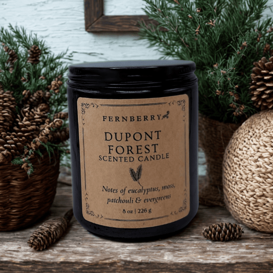 DuPont Forest - 8oz Wood Wick Candle - Marsh and Manor Collective