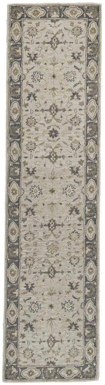 Eaton Traditional Oriental - Gray/Ivory/Taupe Area Rug - Marsh and Manor Collective
