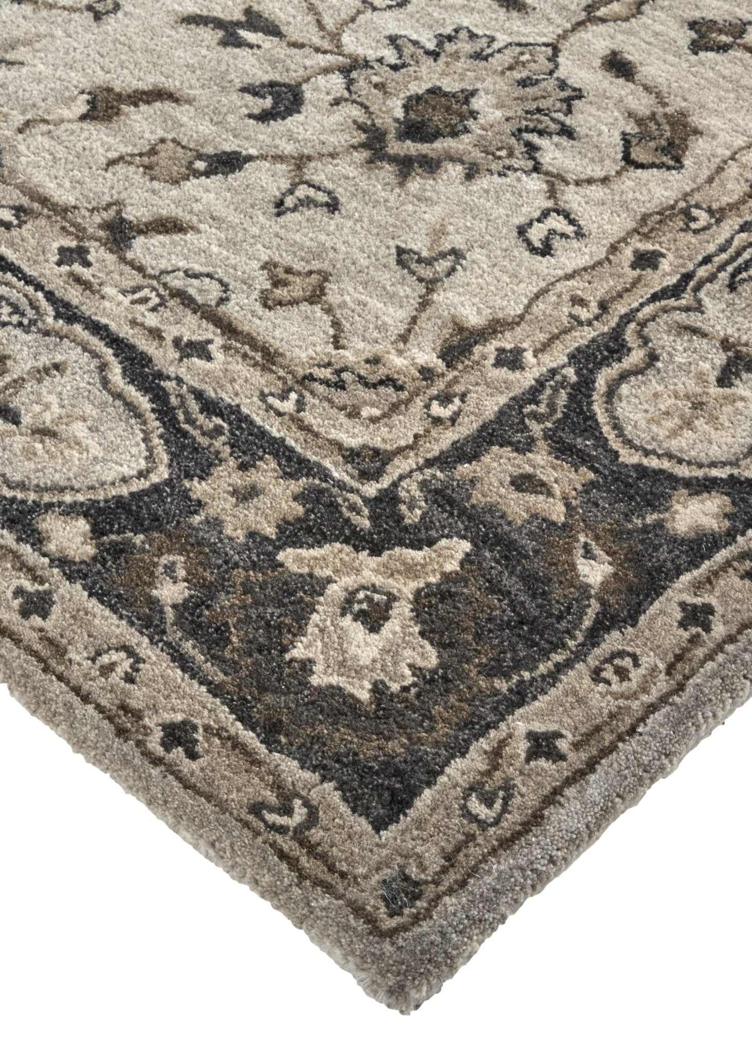 Eaton Traditional Oriental - Gray/Ivory/Taupe Area Rug - Marsh and Manor Collective