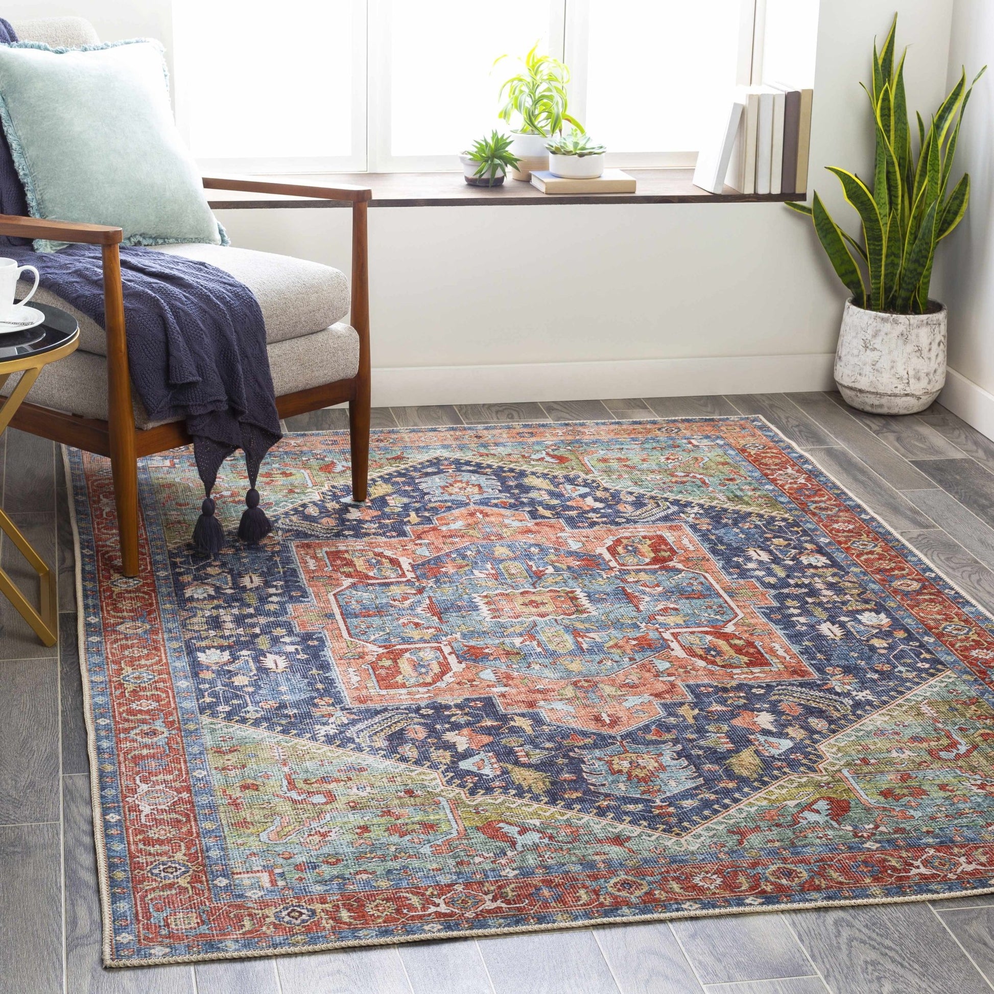 Exira Washable Area Rug - Marsh and Manor Collective