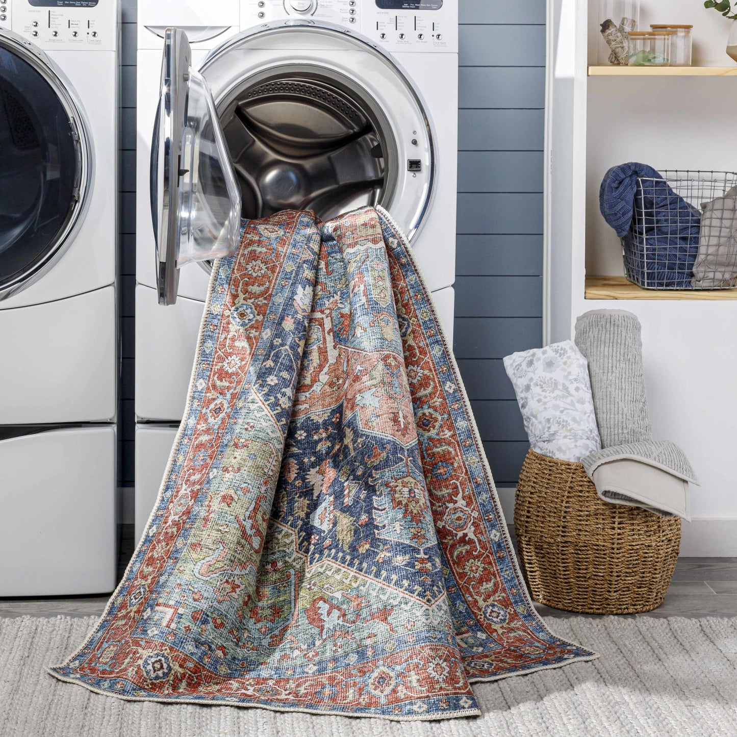Exira Washable Area Rug - Marsh and Manor Collective
