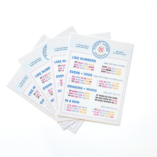 First Lines Mahjong Line Cards - Marsh and Manor Collective
