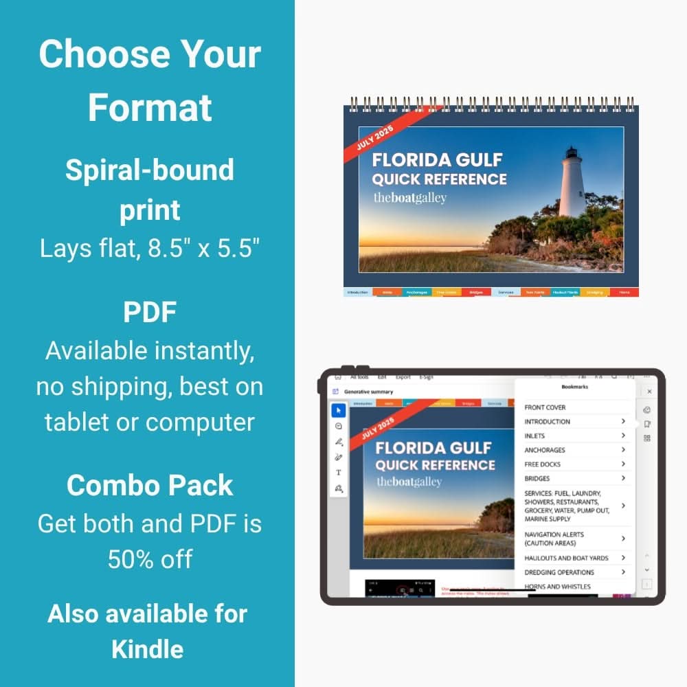 Florida Gulf Coast Quick Reference Cruising Guide - Marsh and Manor Collective