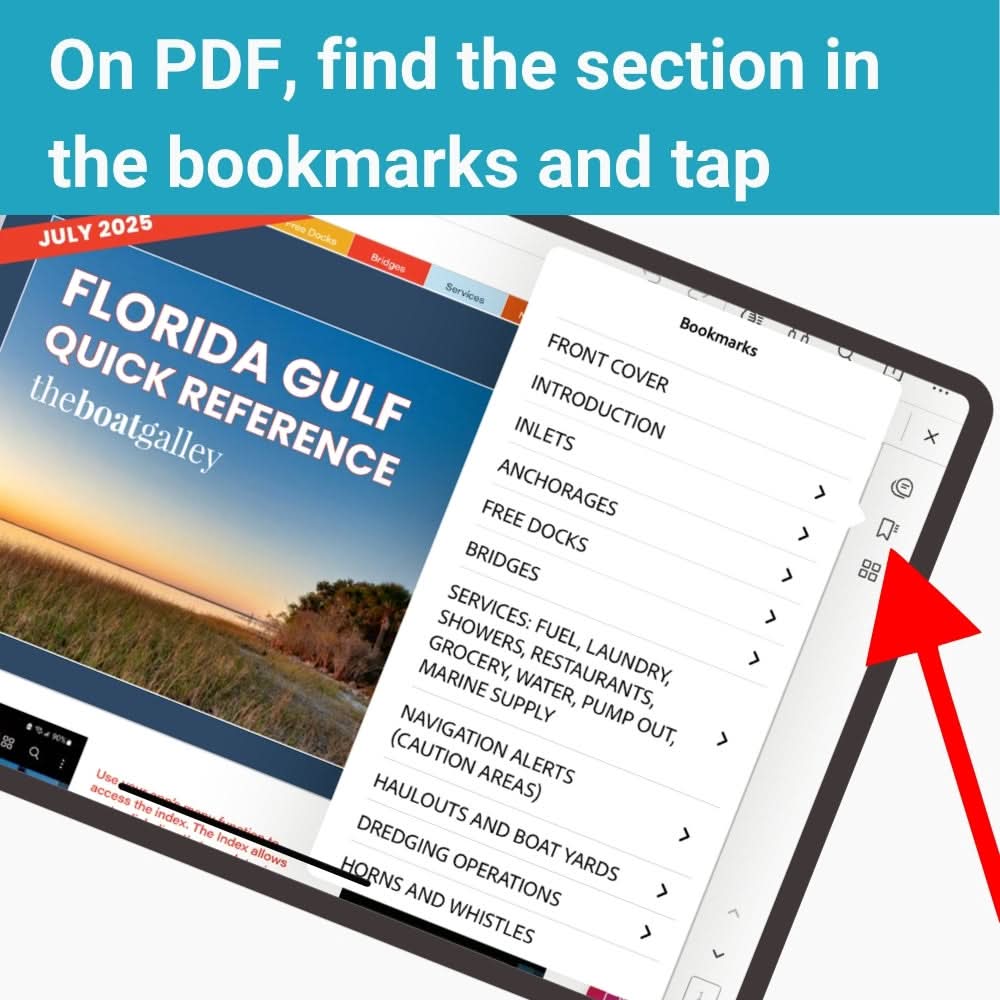 Florida Gulf Coast Quick Reference Cruising Guide - Marsh and Manor Collective