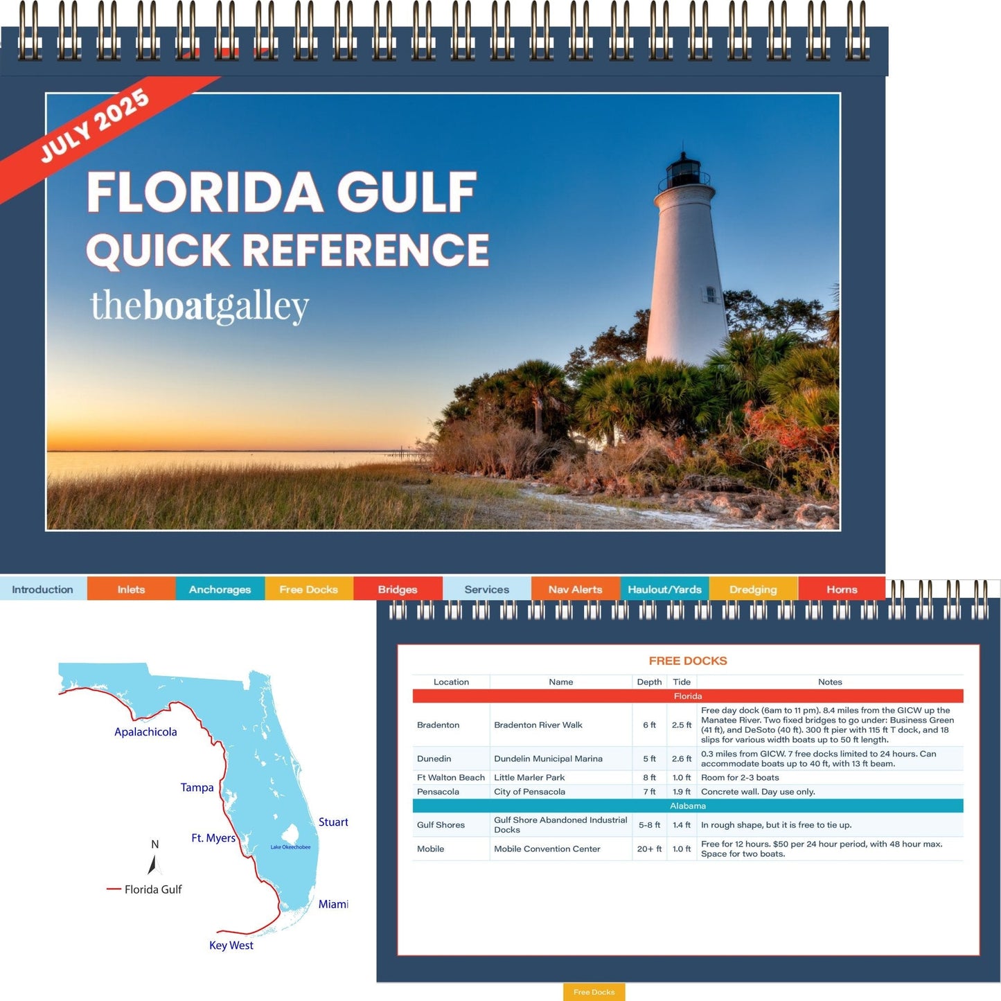 Florida Gulf Coast Quick Reference Cruising Guide - Marsh and Manor Collective