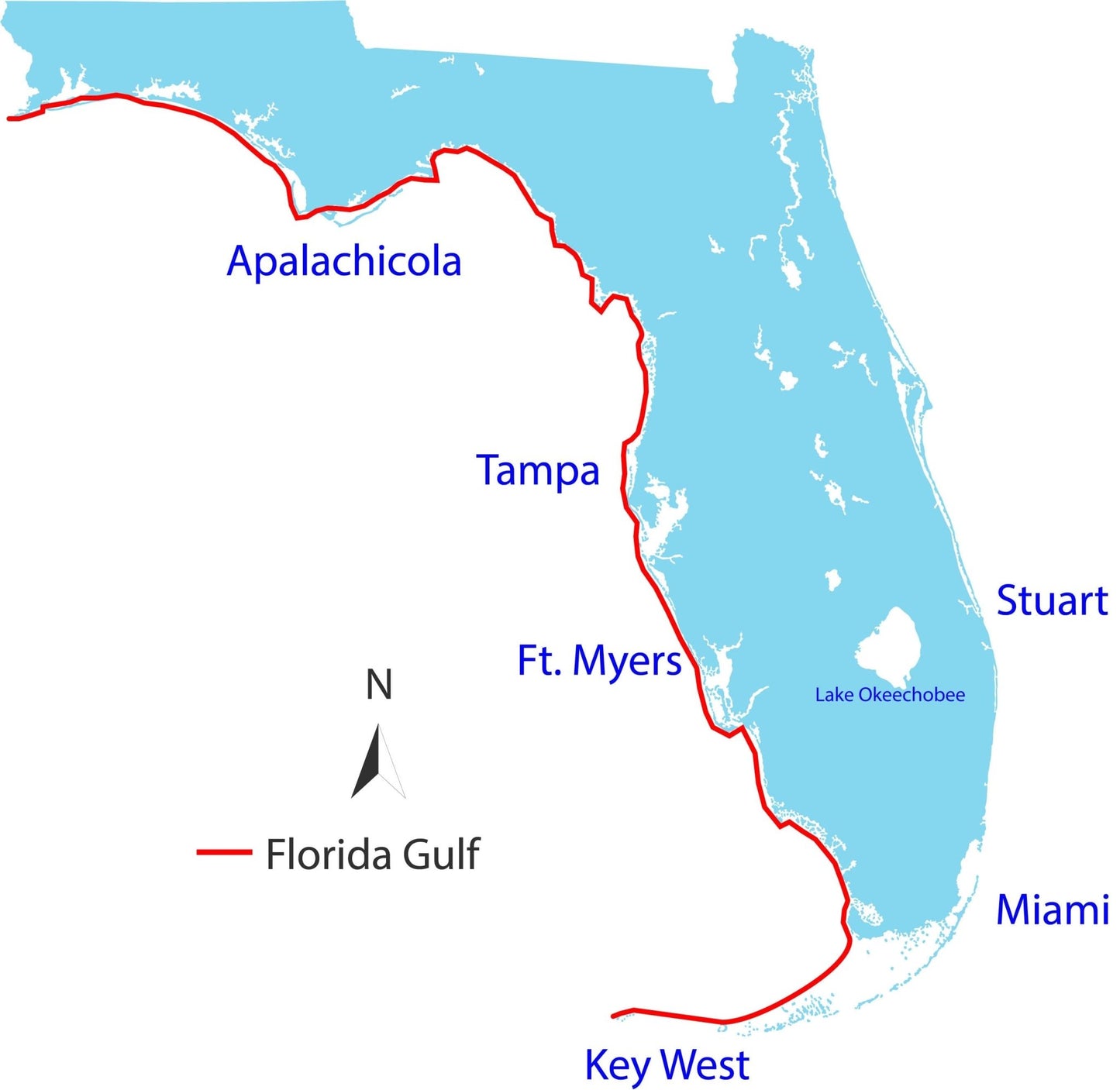 Florida Gulf Coast Quick Reference Cruising Guide - Marsh and Manor Collective