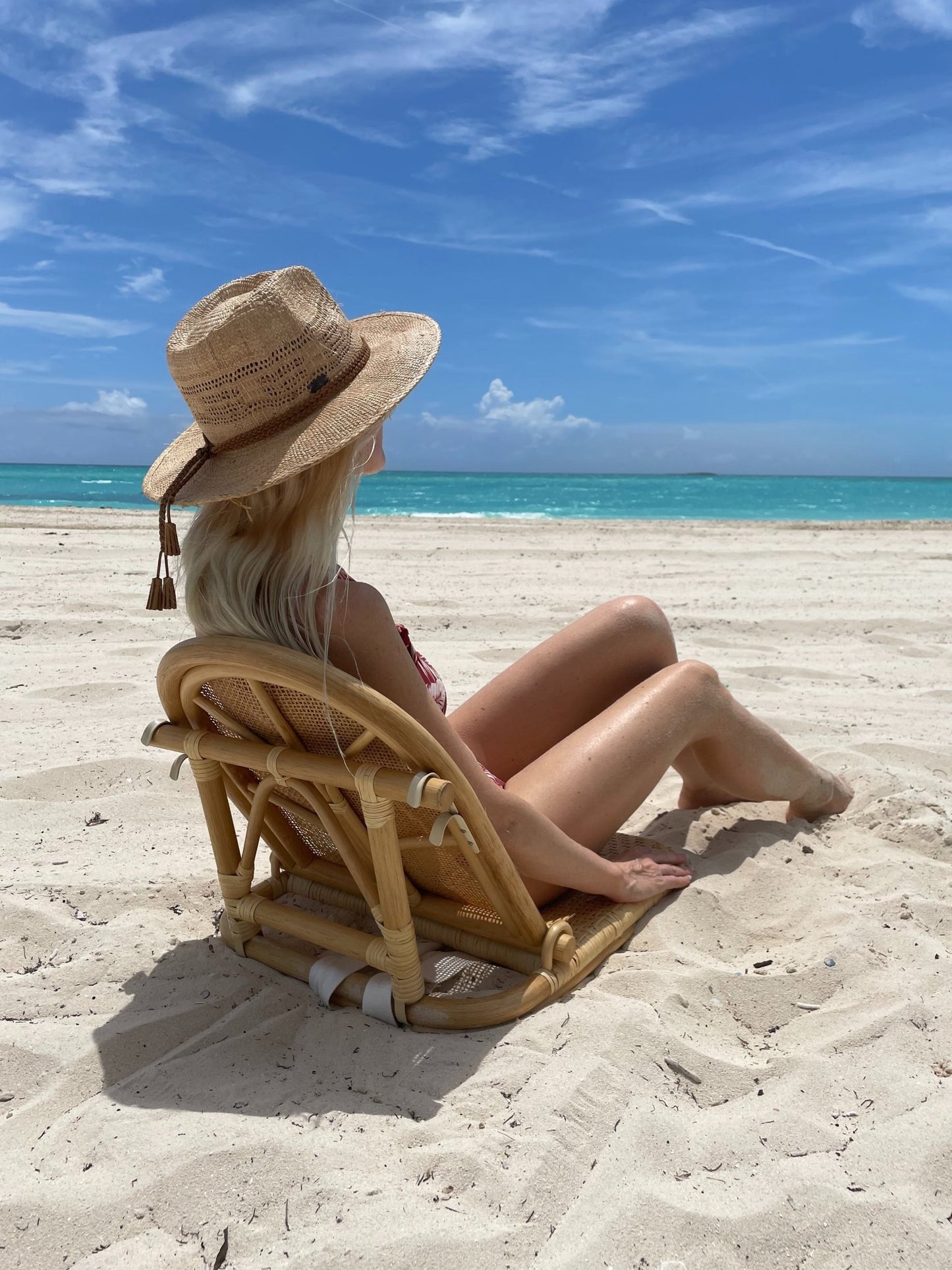 Indah Rattan Beach Chair - Marsh and Manor Collective