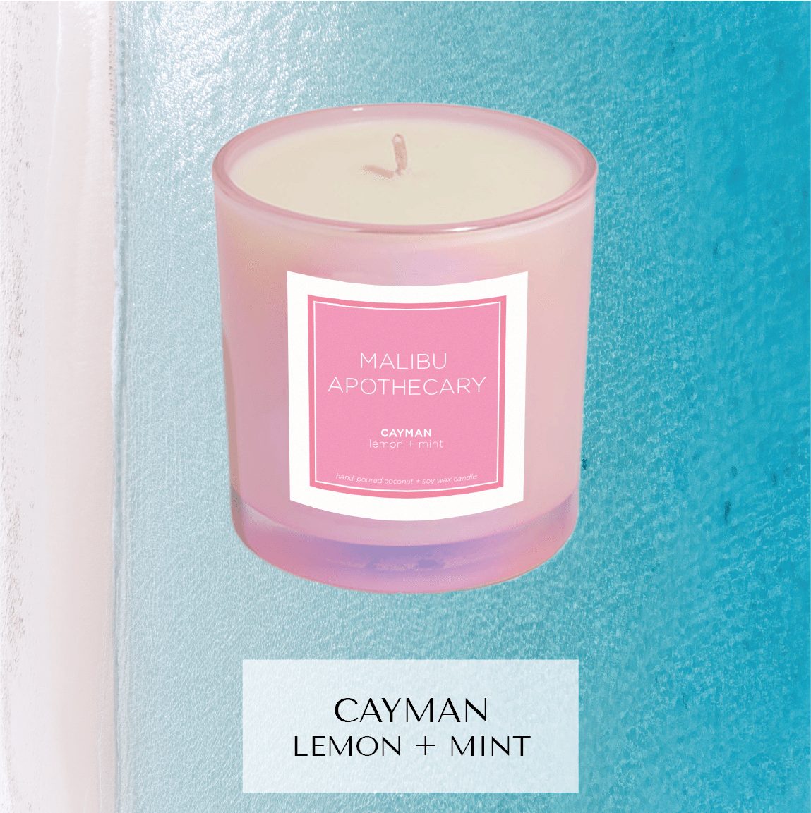 Iridescent Pink Candle - Marsh and Manor Collective