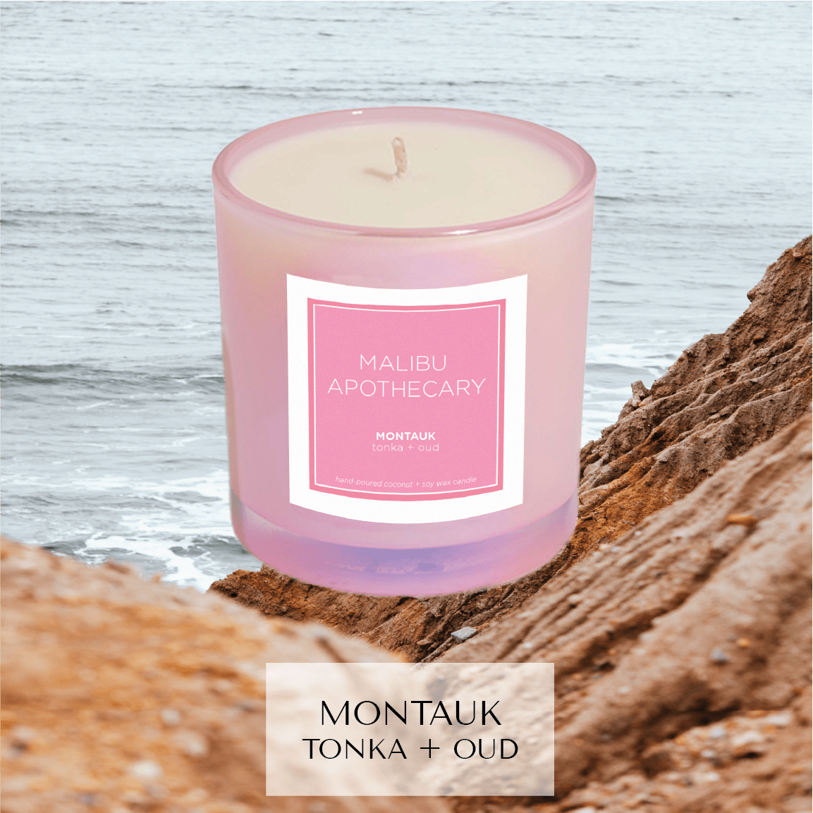 Iridescent Pink Candle - Marsh and Manor Collective