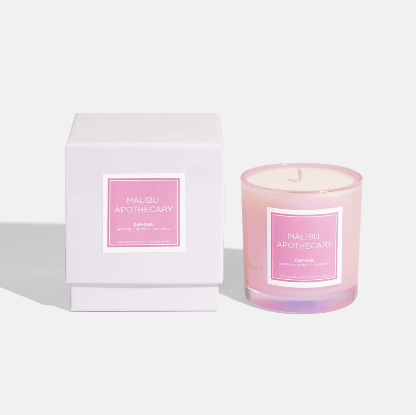 Iridescent Pink Candle - Marsh and Manor Collective