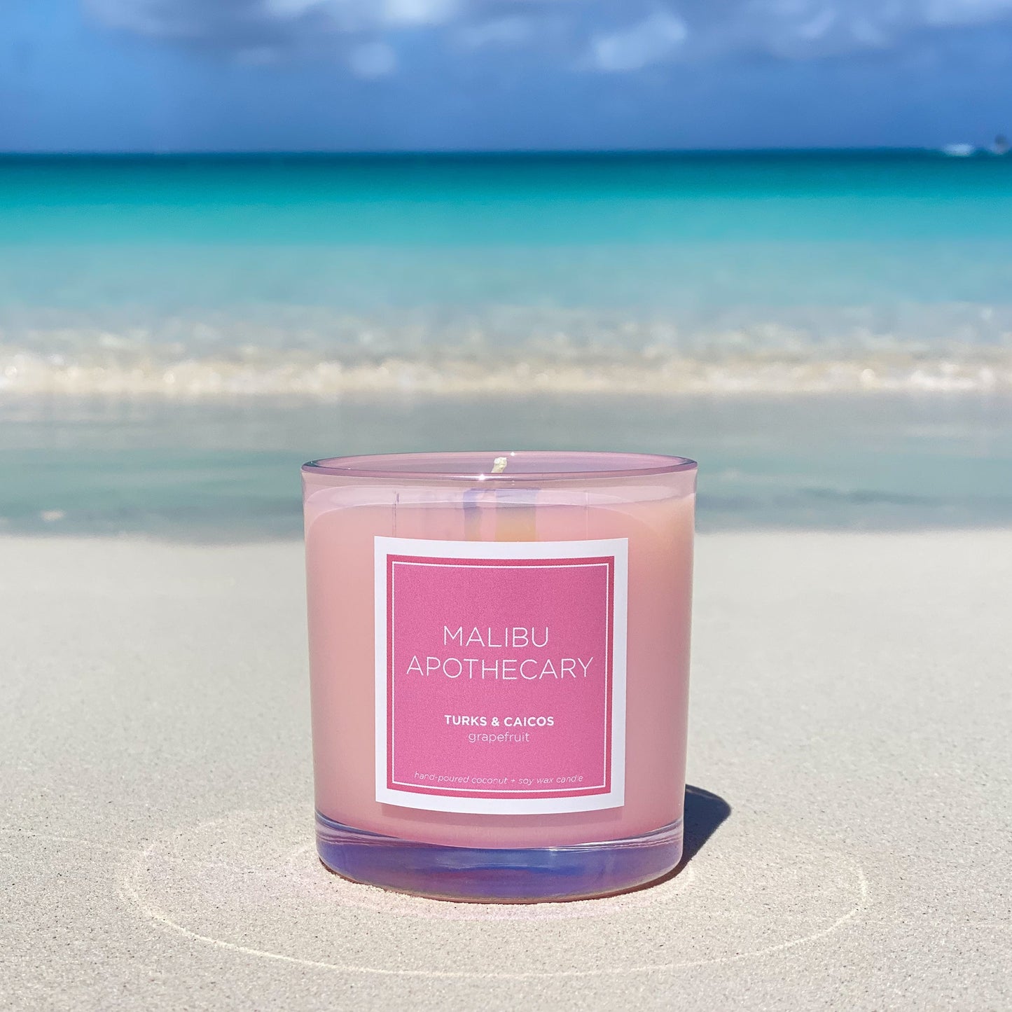 Iridescent Pink Candle - Marsh and Manor Collective