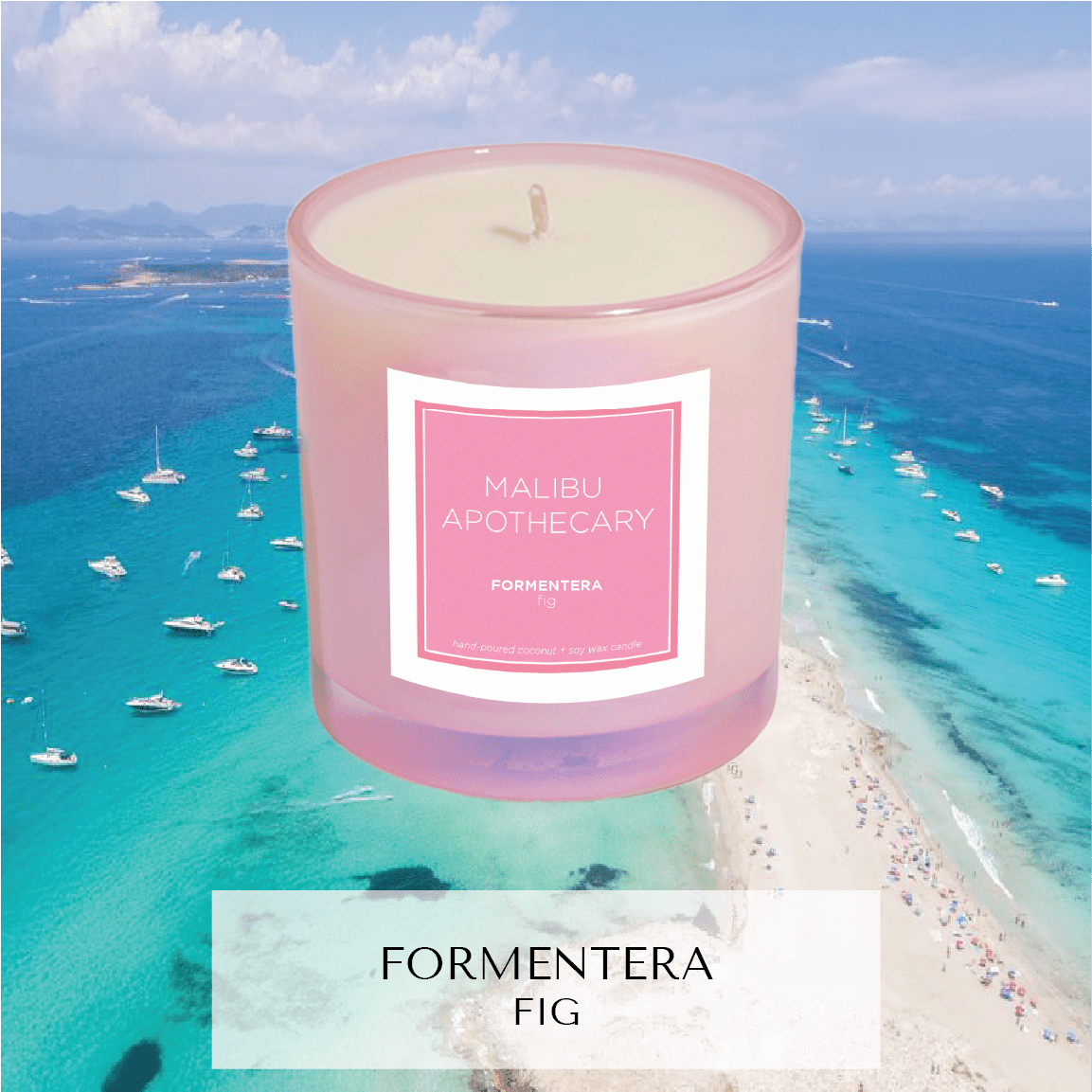 Iridescent Pink Candle - Marsh and Manor Collective