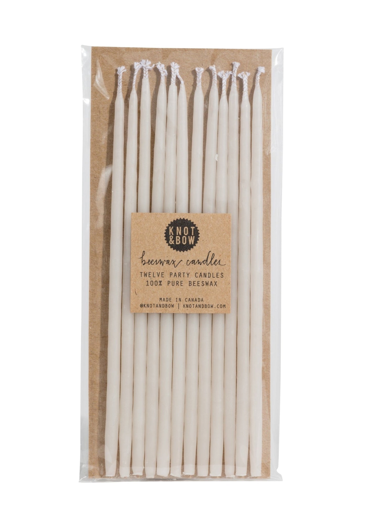 Knot & Bow Assorted Beeswax Party Candles - Marsh and Manor Collective