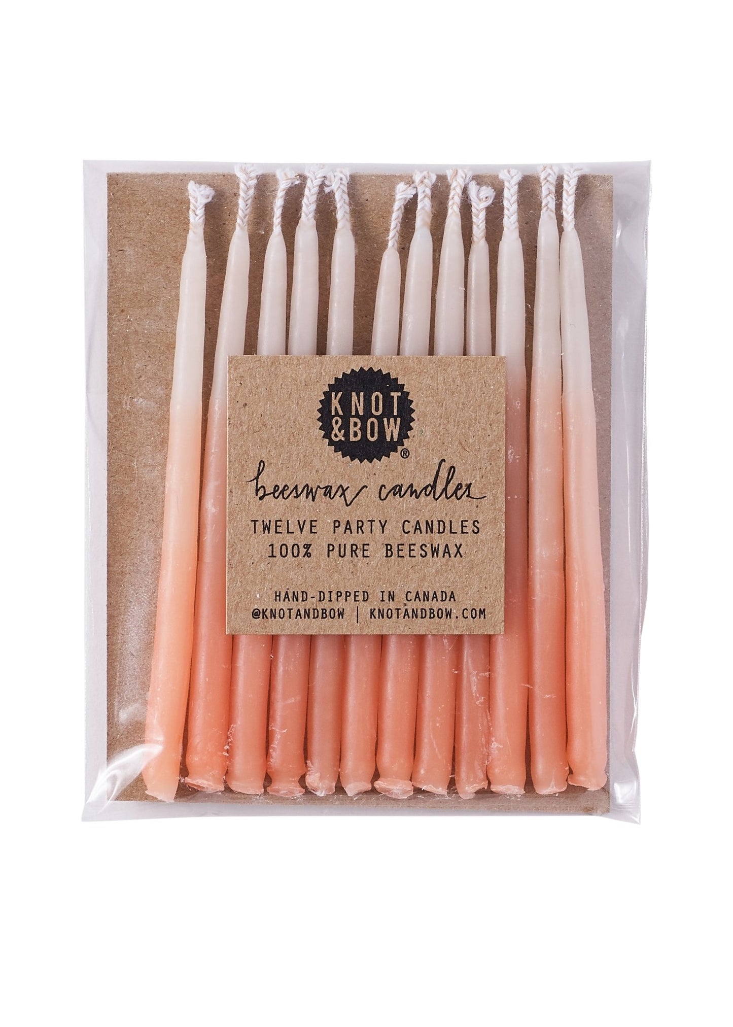 Knot & Bow Assorted Beeswax Party Candles - Marsh and Manor Collective