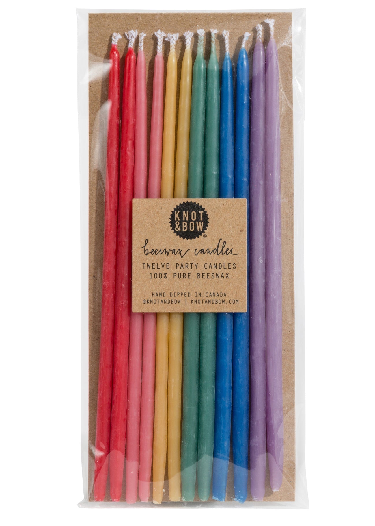Knot & Bow Assorted Beeswax Party Candles - Marsh and Manor Collective