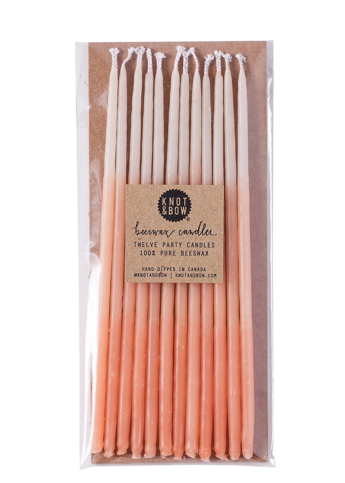 Knot & Bow Assorted Beeswax Party Candles - Marsh and Manor Collective