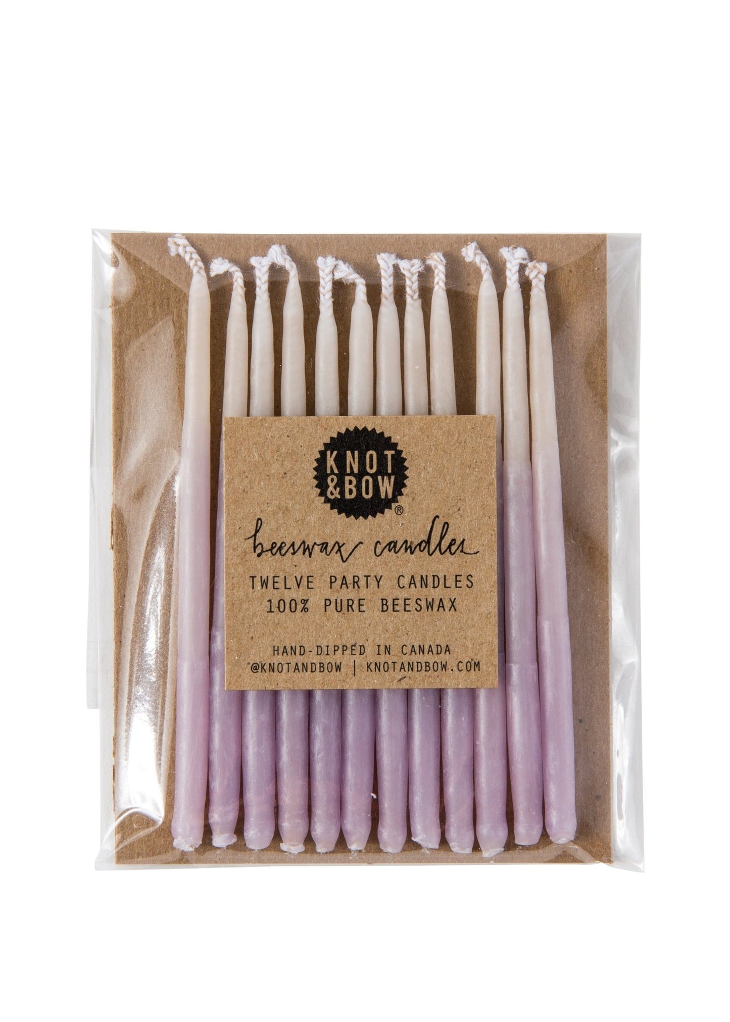 Knot & Bow Assorted Beeswax Party Candles - Marsh and Manor Collective