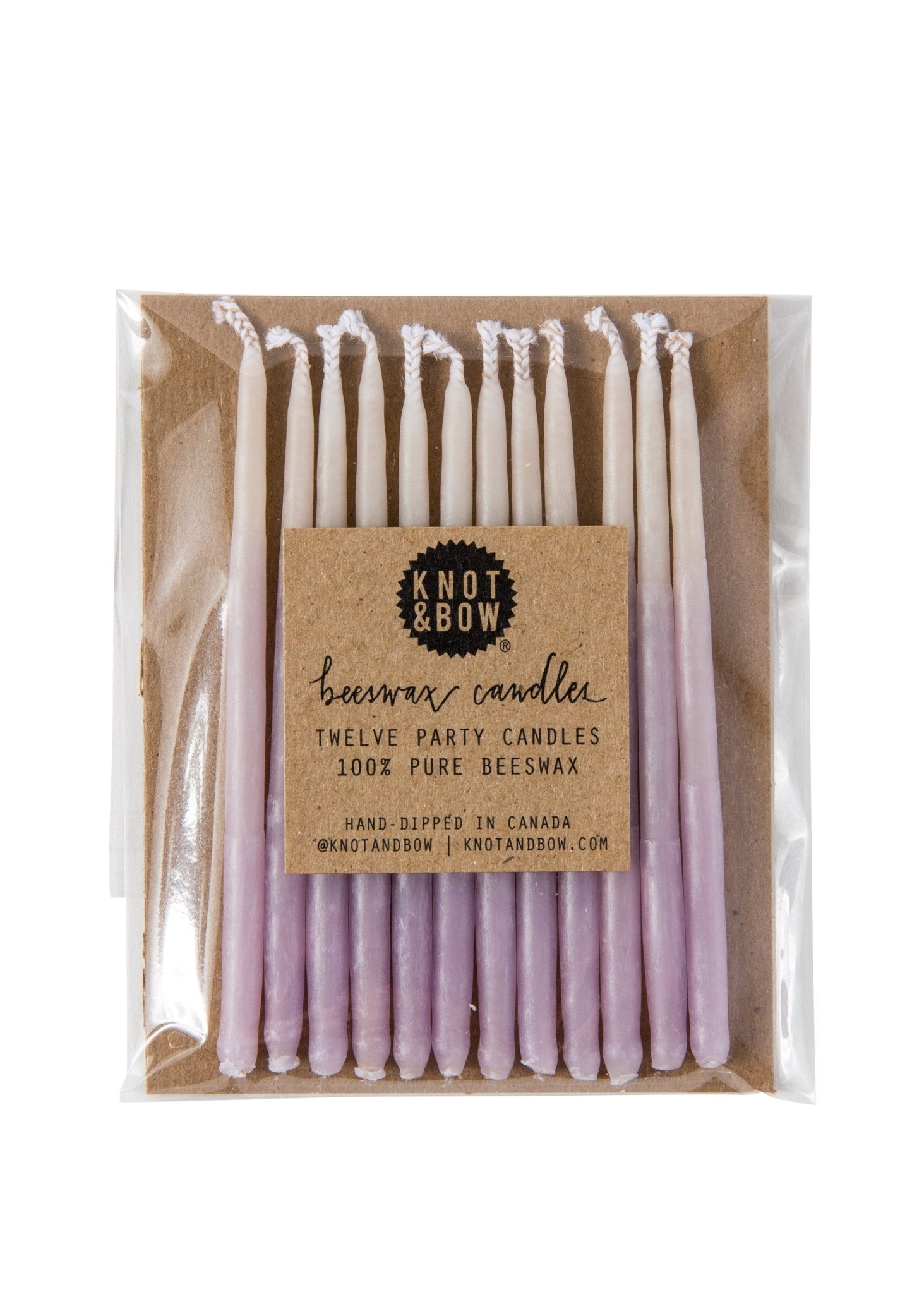 Knot & Bow Assorted Beeswax Party Candles - Marsh and Manor Collective