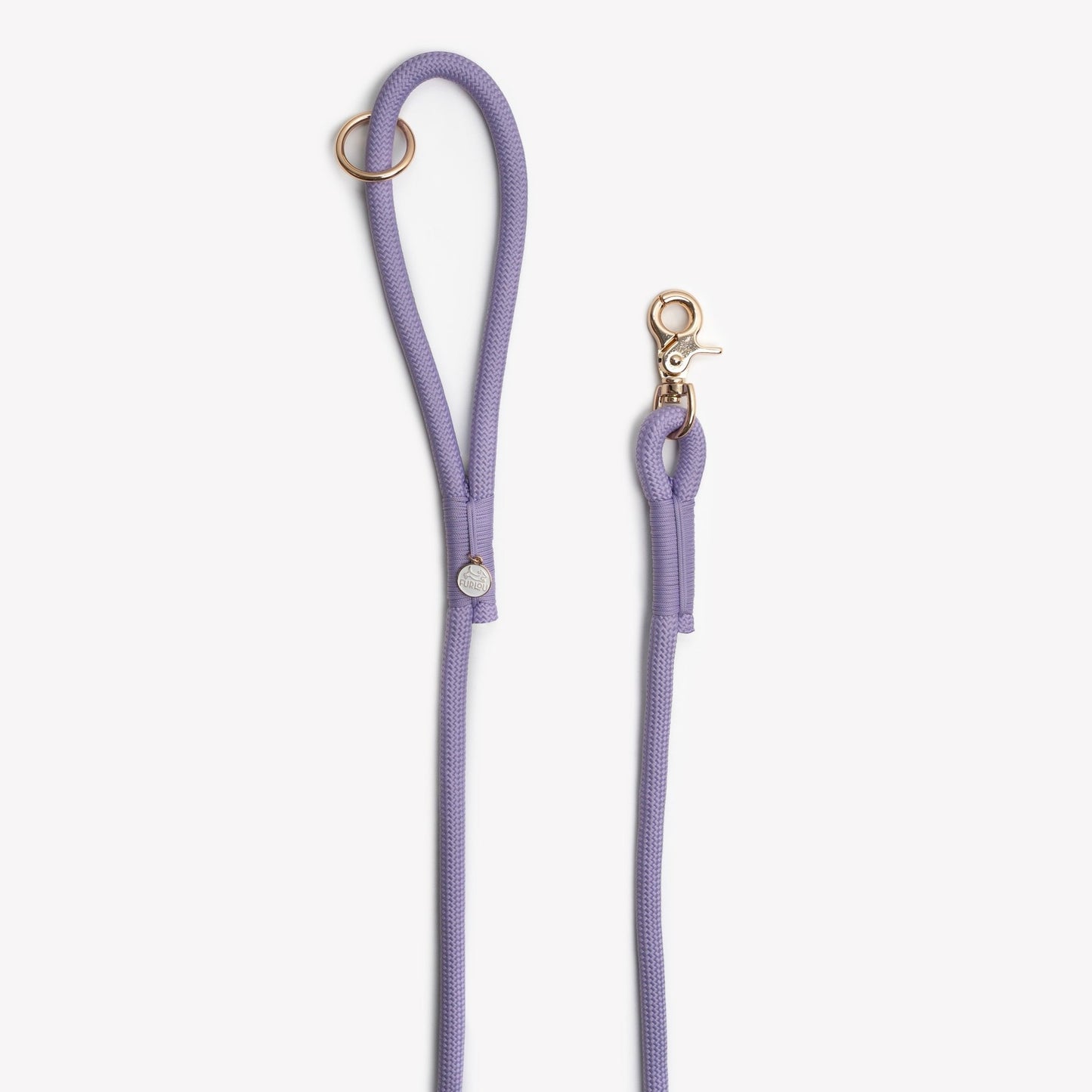 'Lavender' - Braided Rope Leash - Marsh and Manor Collective