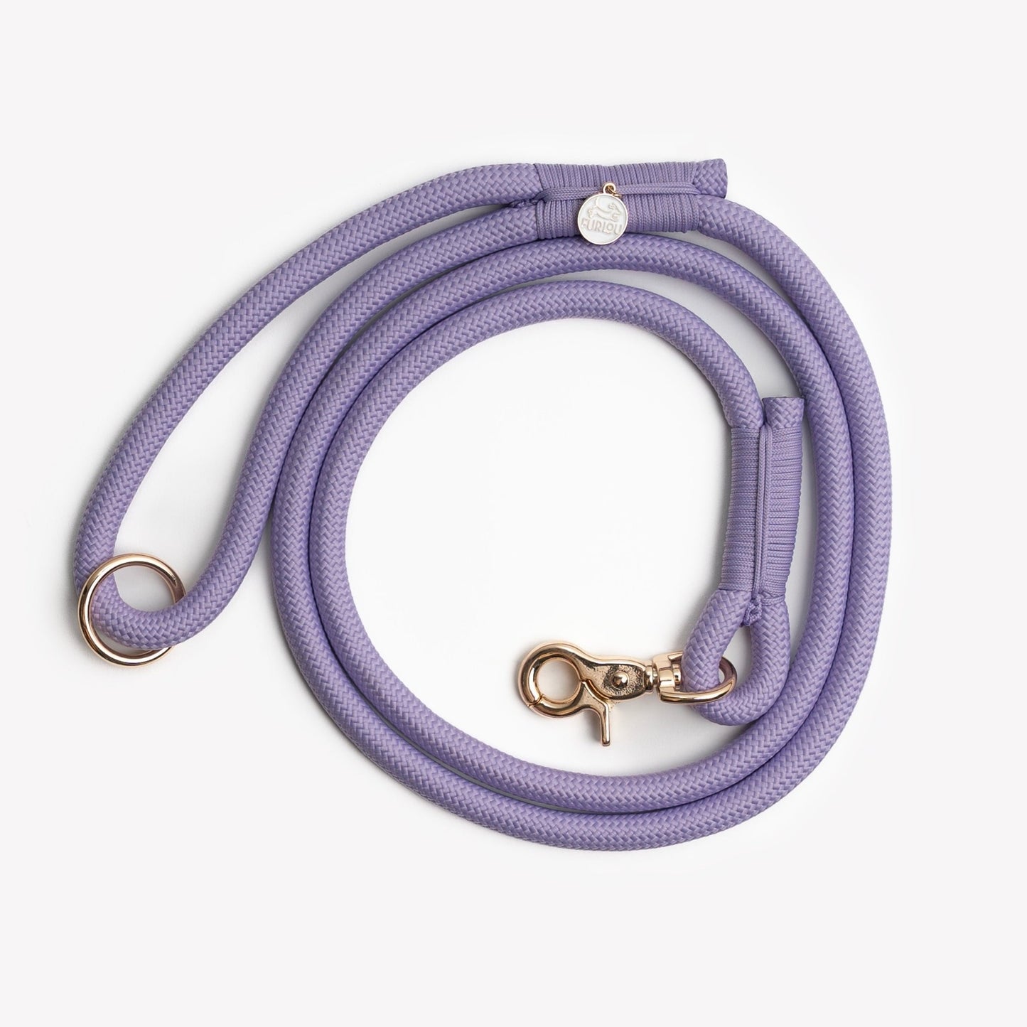 'Lavender' - Braided Rope Leash - Marsh and Manor Collective