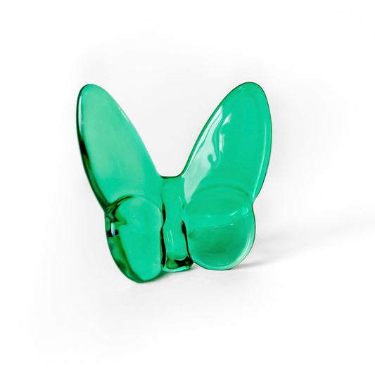 Le Mariposa Crystal Butterfly Figurine in Emerald - Marsh and Manor Collective