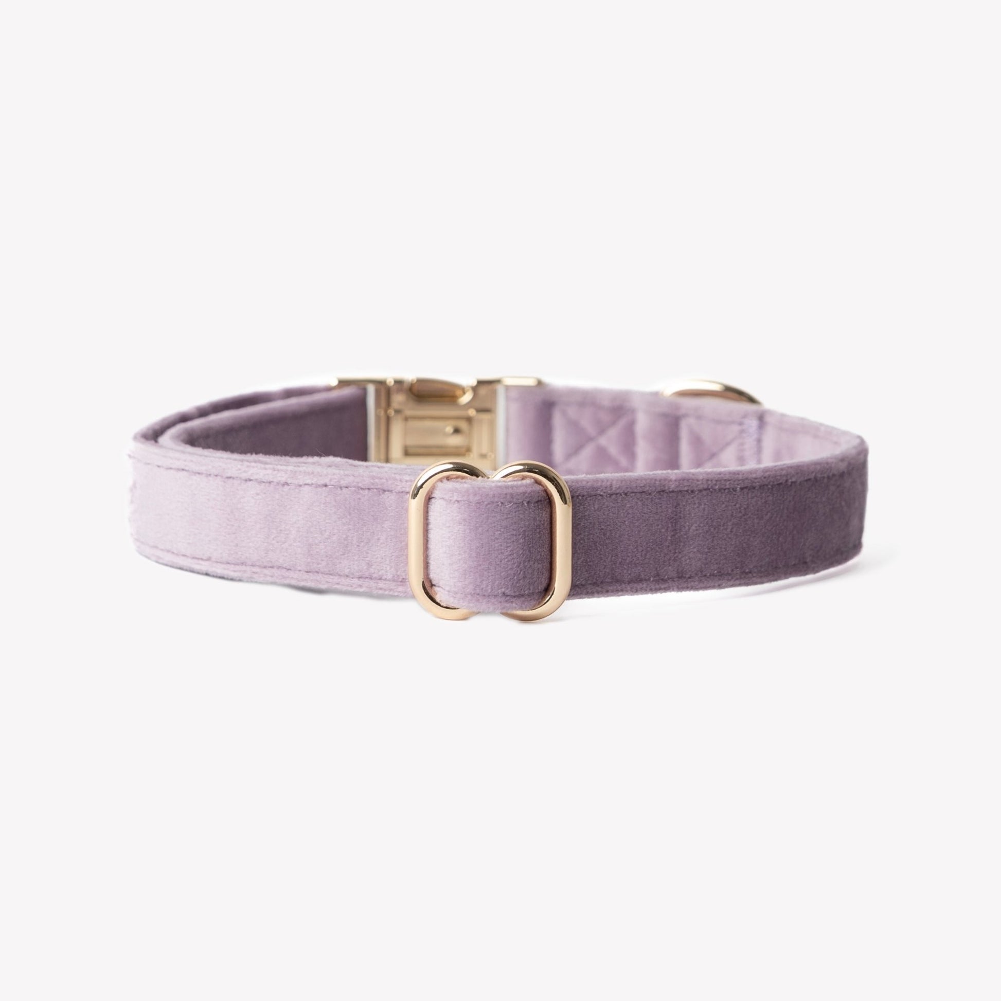 'Lilac' - Velvet Dog Collar - Marsh and Manor Collective