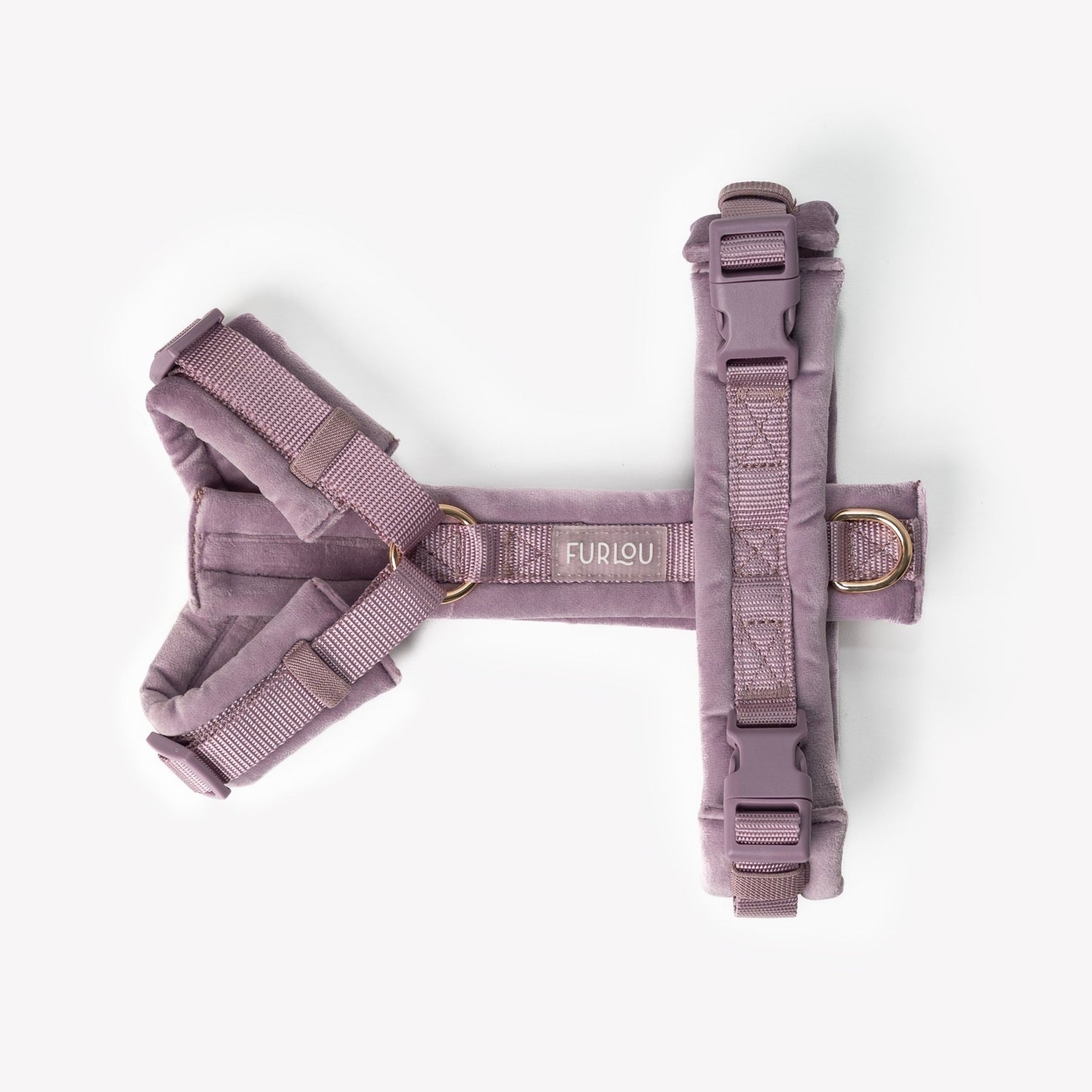 Lilac - Velvet Dog Harness - Marsh and Manor Collective
